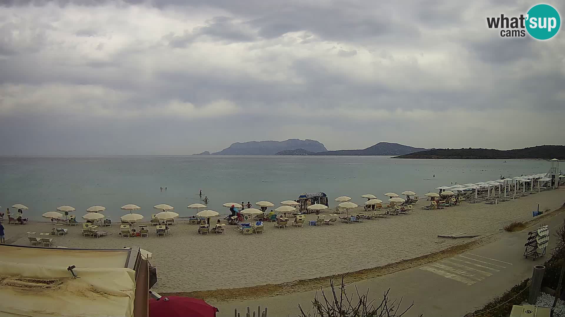 La playa de Pittulongu webcam en vivo Olbia – Cerdeña – Italia