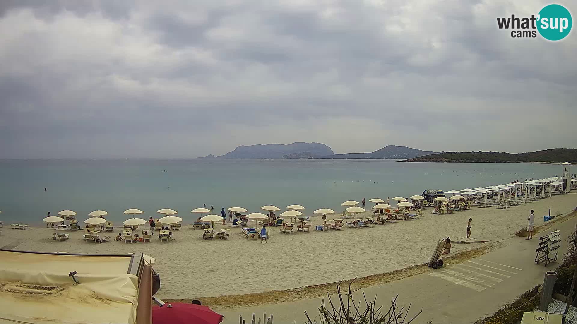 La playa de Pittulongu webcam en vivo Olbia – Cerdeña – Italia