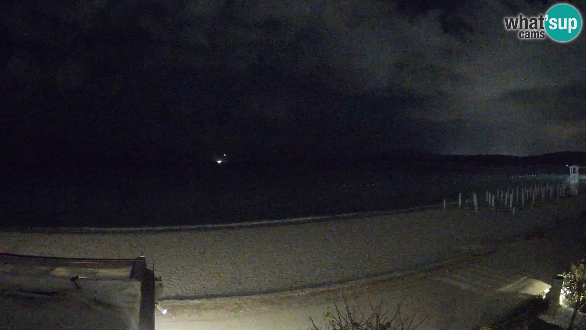 La plage de Pittulongu en direct webcam Olbia – Sardaigne – Italie