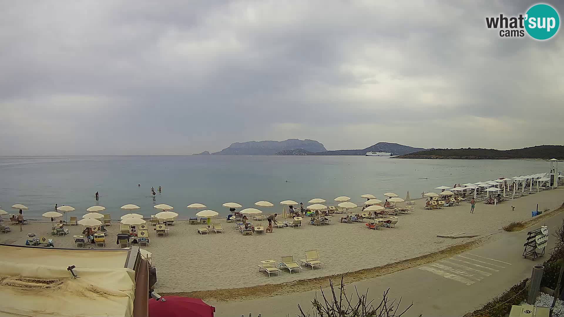 Plaža Pittulongu uživo web kamera Olbia – Sardinija – Italija