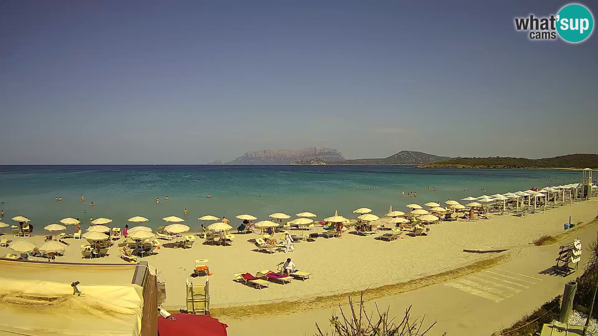Plaža Pittulongu uživo web kamera Olbia – Sardinija – Italija