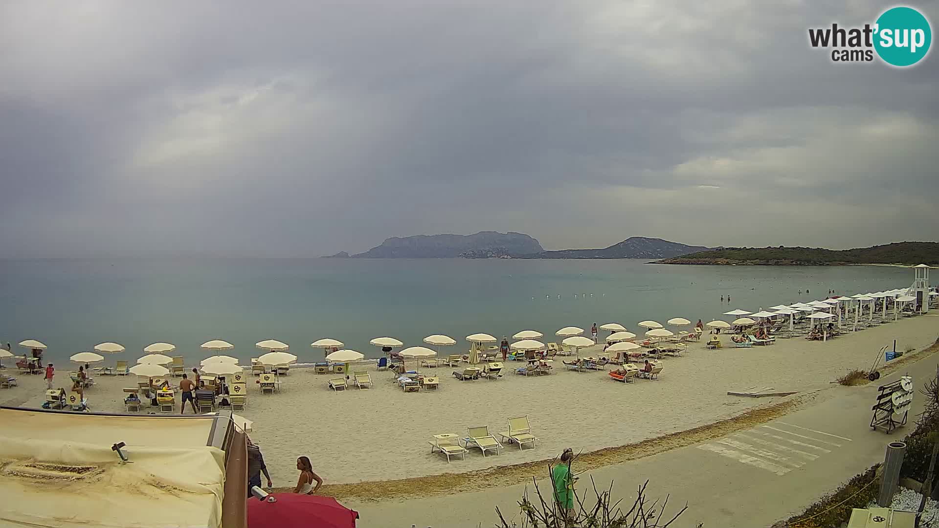 Plaža Pittulongu uživo web kamera Olbia – Sardinija – Italija