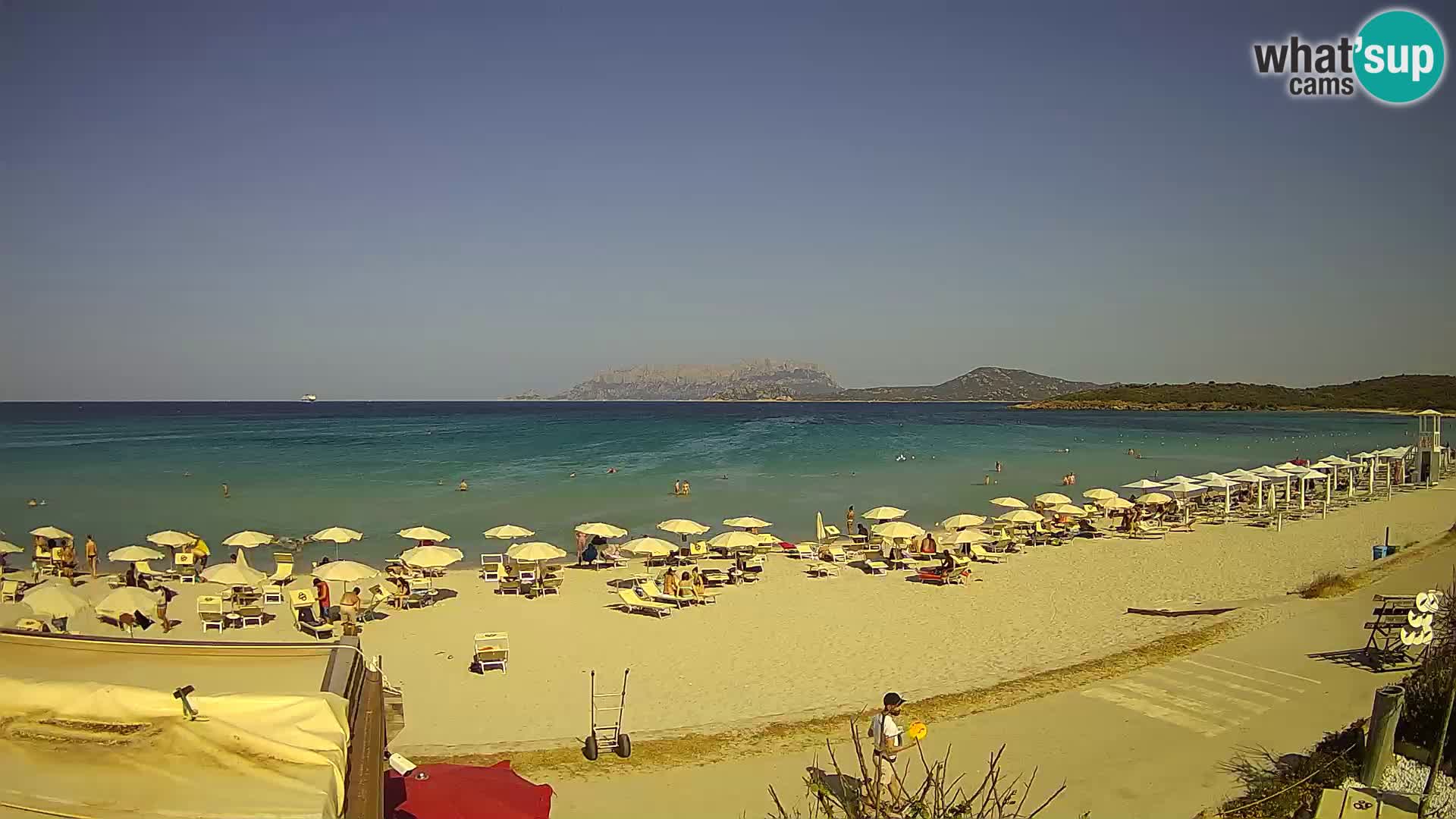 Plaža Pittulongu uživo web kamera Olbia – Sardinija – Italija