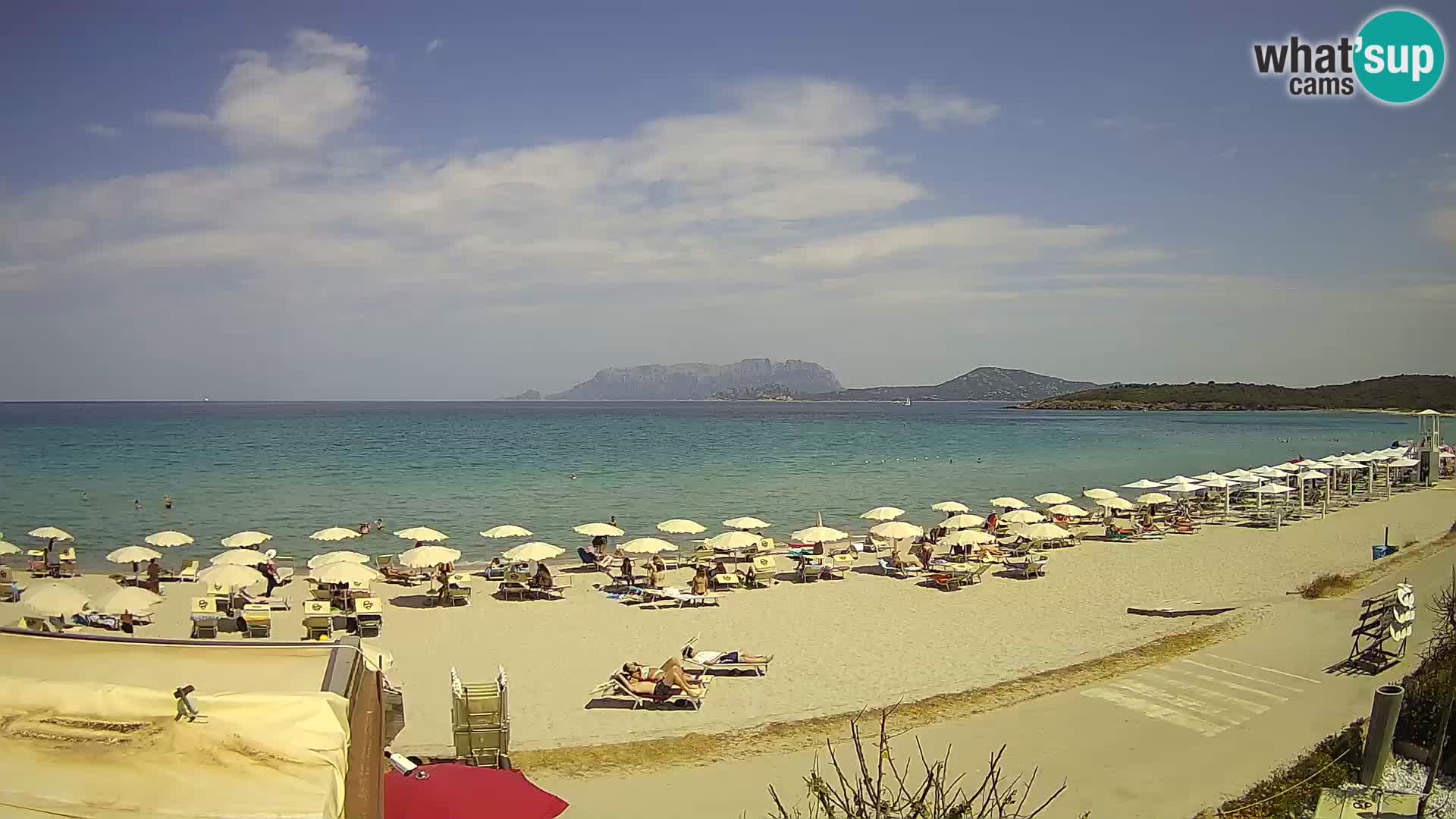 The beach of Pittulongu live webcam Olbia – Sardinia – Italy