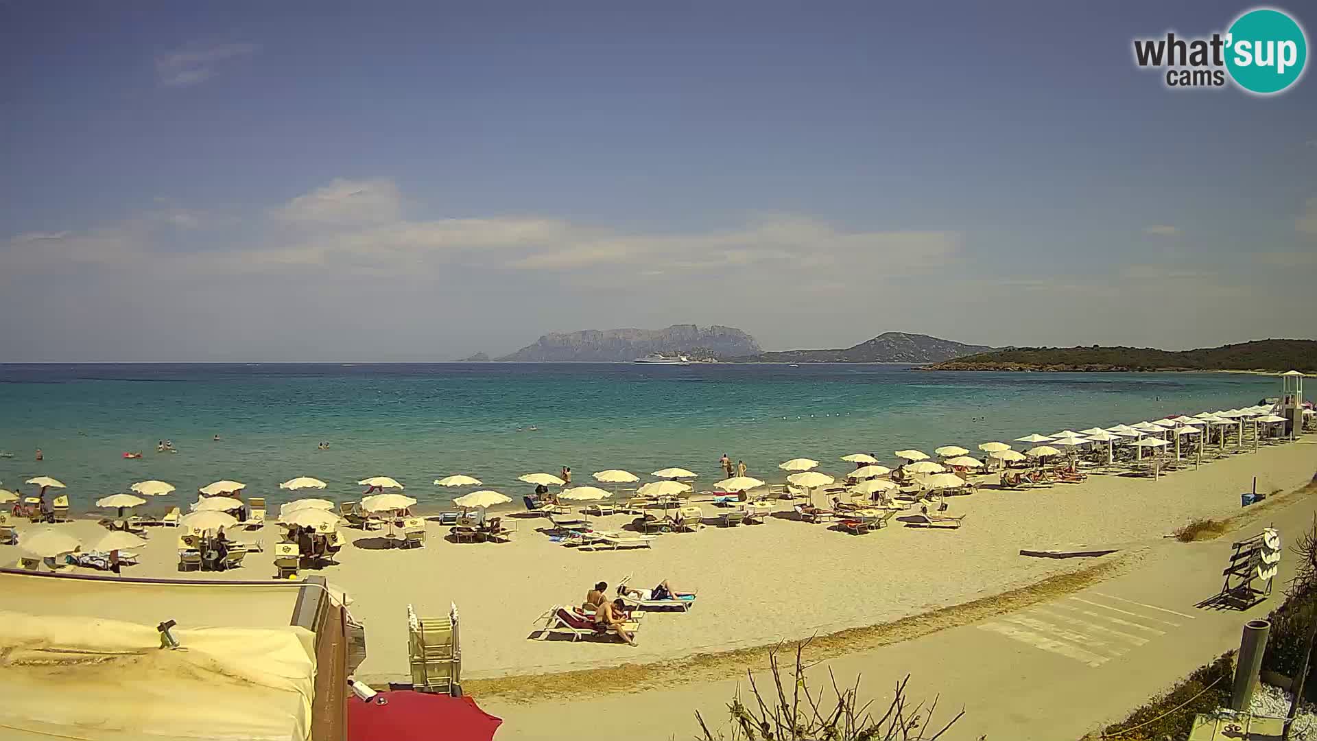 Plaža Pittulongu uživo web kamera Olbia – Sardinija – Italija