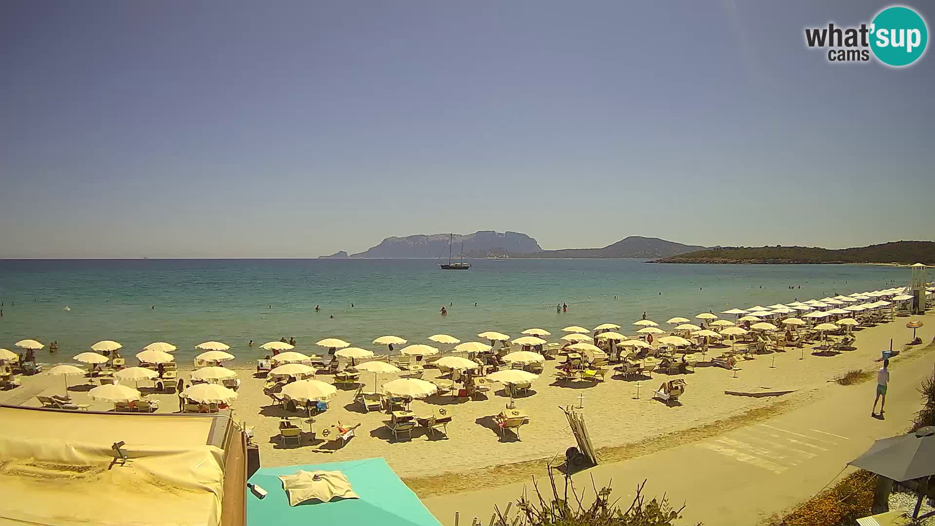 Der Strand von Pittulongu Live-Webcam Olbia – Sardinien – Italien