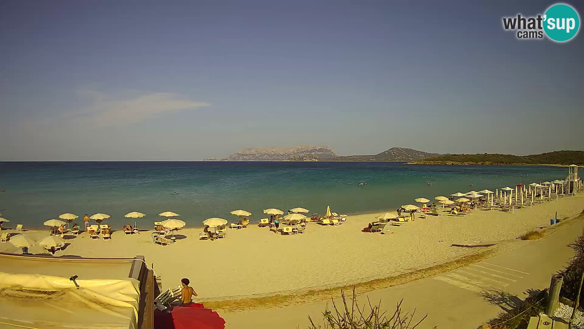 Der Strand von Pittulongu Live-Webcam Olbia – Sardinien – Italien