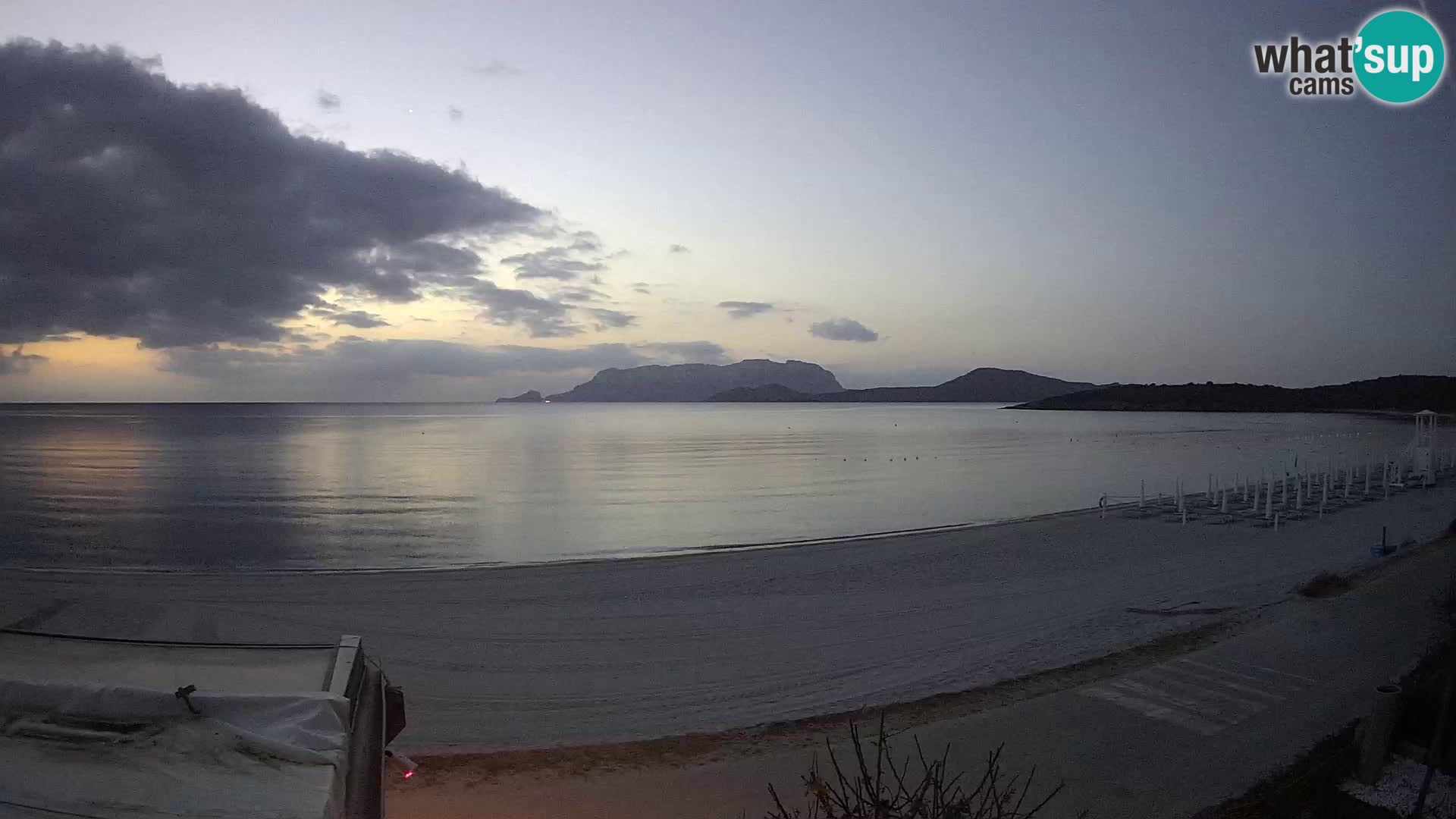 La plage de Pittulongu en direct webcam Olbia – Sardaigne – Italie