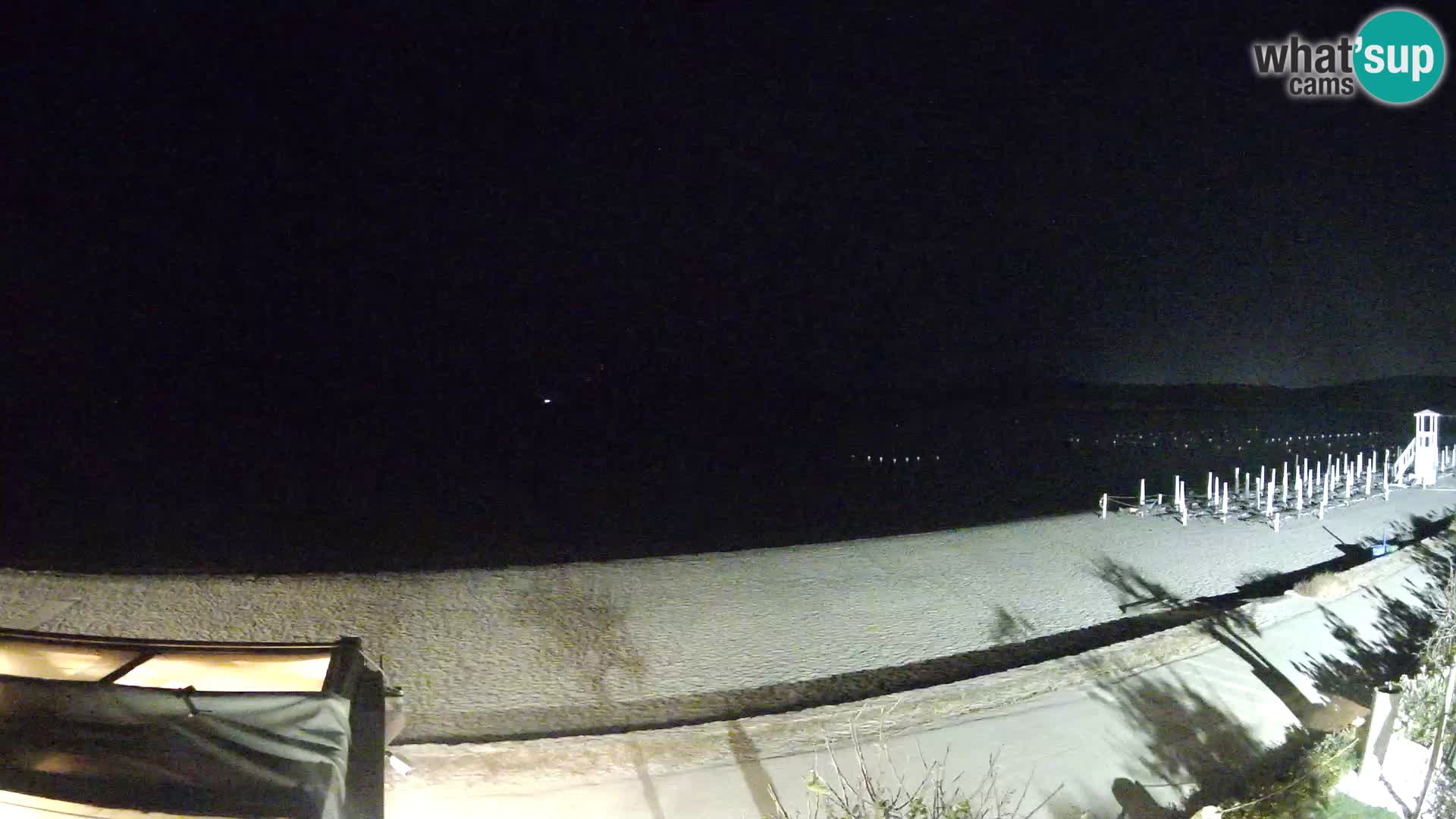 La plage de Pittulongu en direct webcam Olbia – Sardaigne – Italie