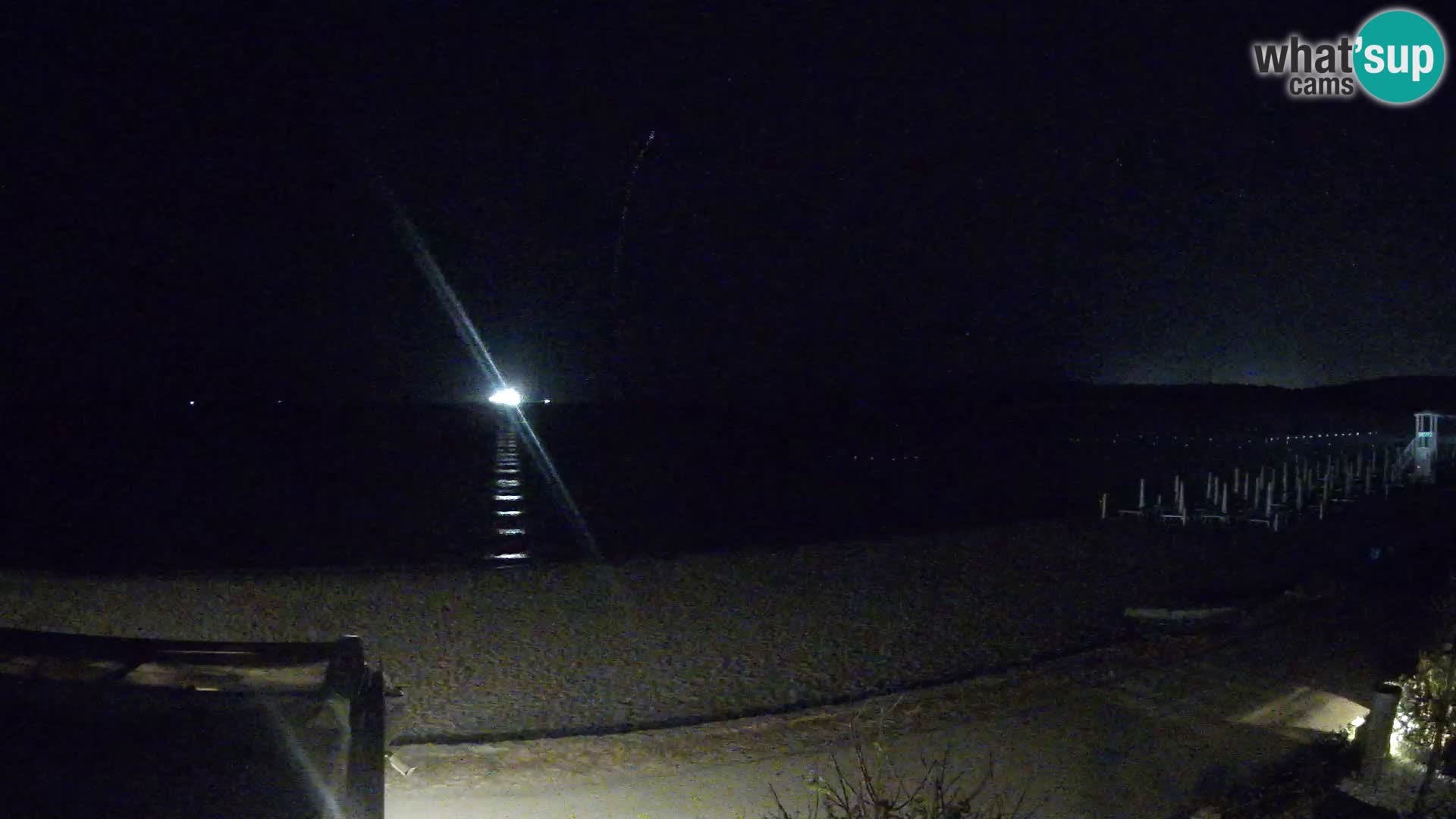 La webcam spiaggia Pittulongu vicino Olbia – Sardegna