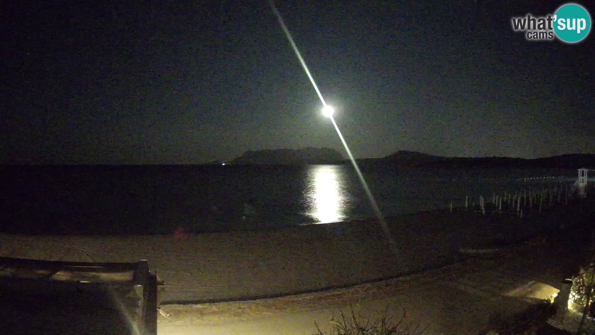 La plage de Pittulongu en direct webcam Olbia – Sardaigne – Italie