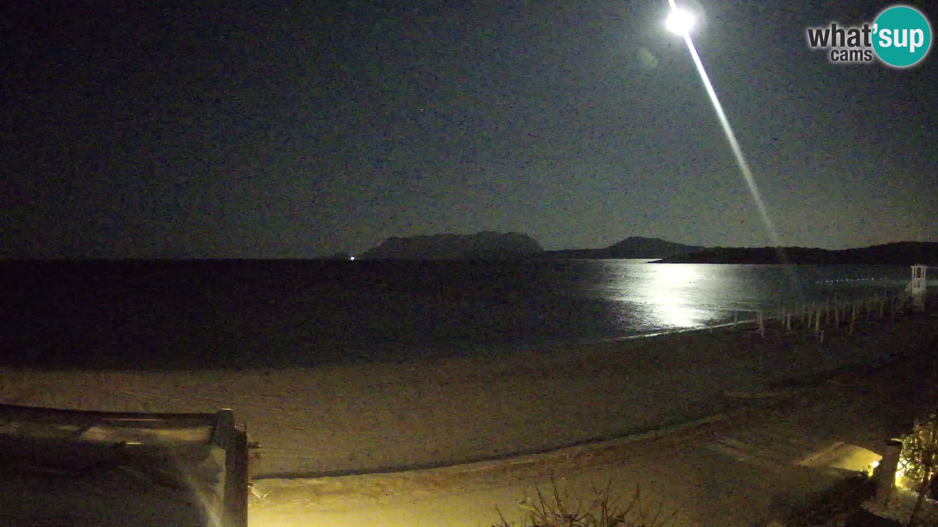 La plage de Pittulongu en direct webcam Olbia – Sardaigne – Italie