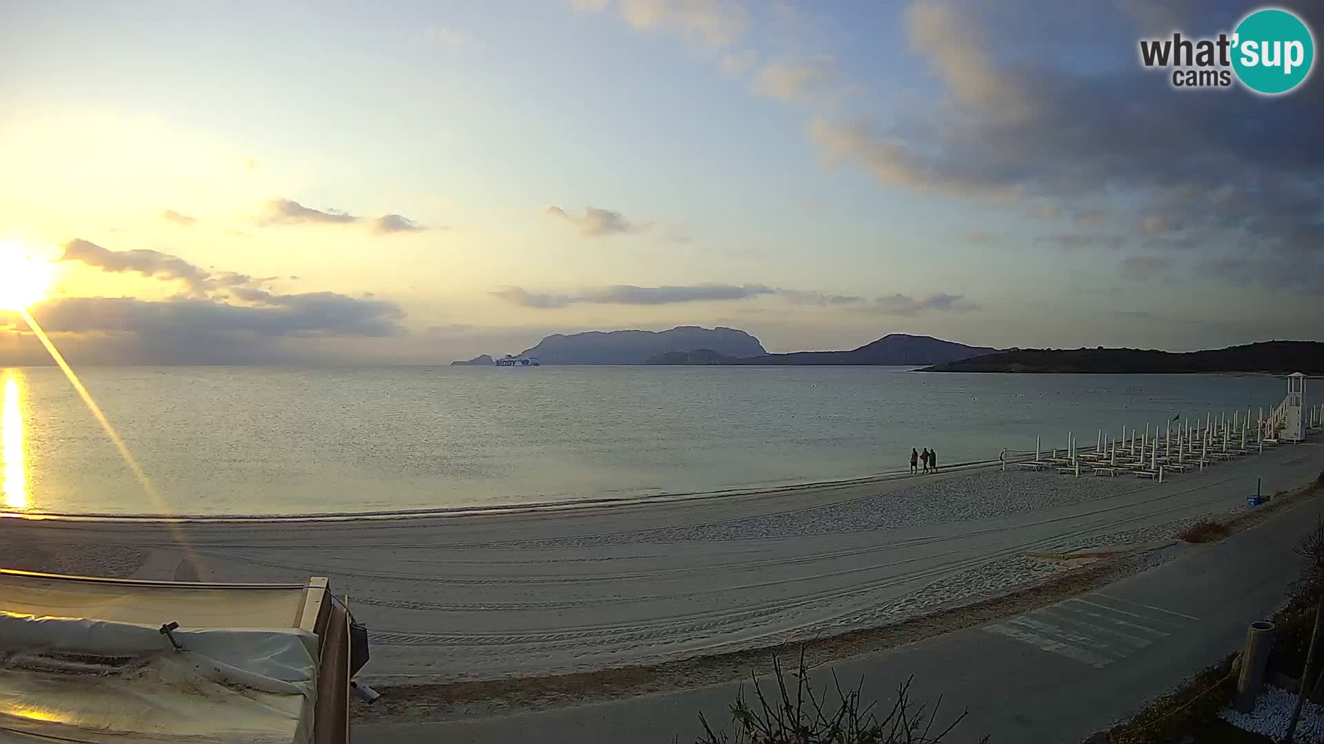 La playa de Pittulongu webcam en vivo Olbia – Cerdeña – Italia