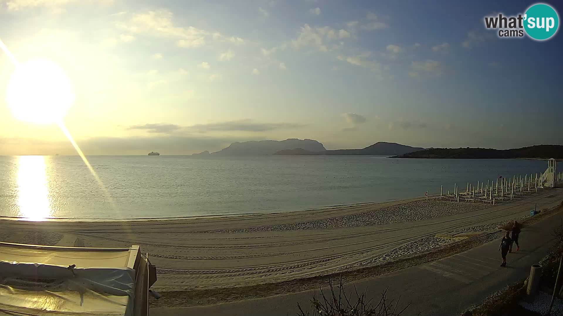 Plaža Pittulongu uživo web kamera Olbia – Sardinija – Italija
