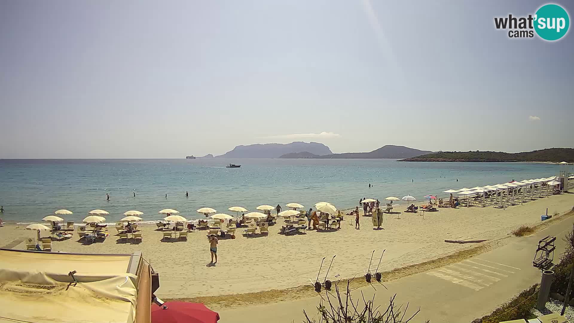 Der Strand von Pittulongu Live-Webcam Olbia – Sardinien – Italien