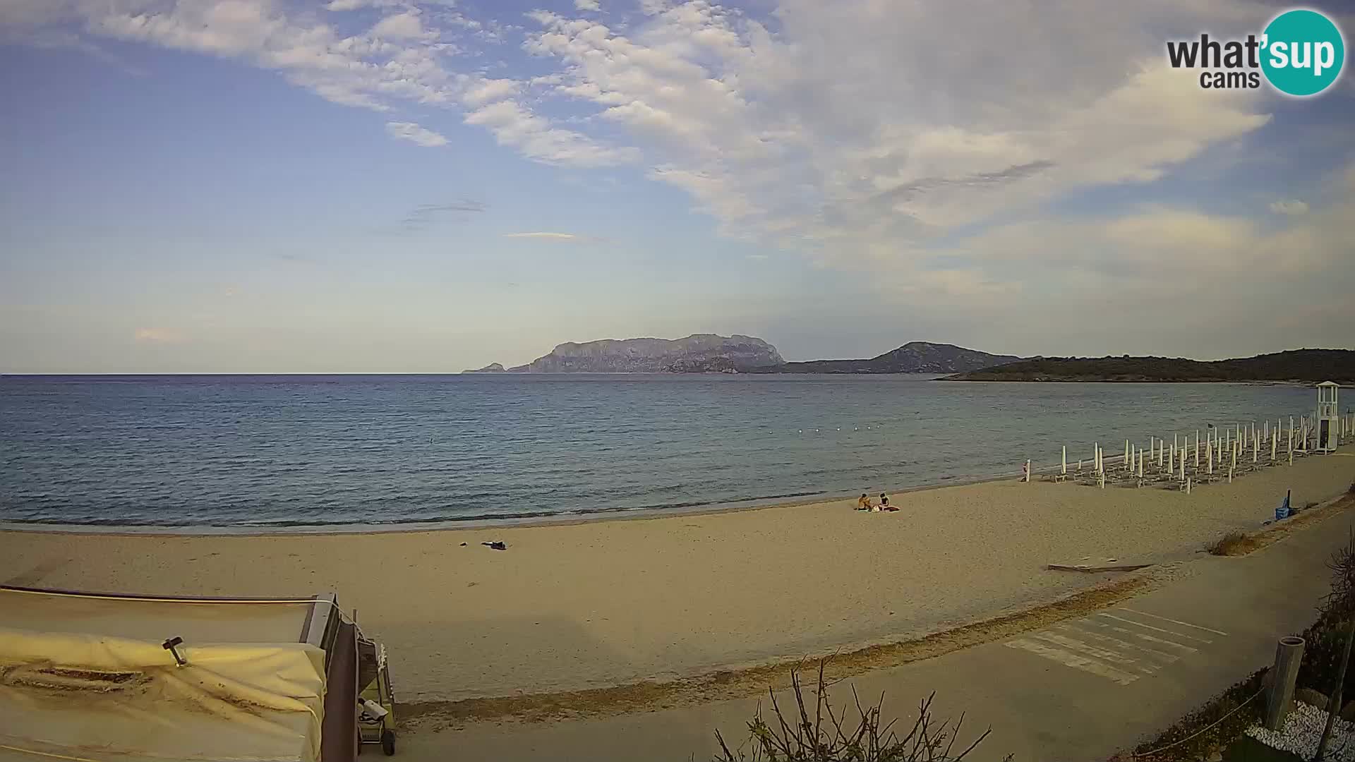 La playa de Pittulongu webcam en vivo Olbia – Cerdeña – Italia