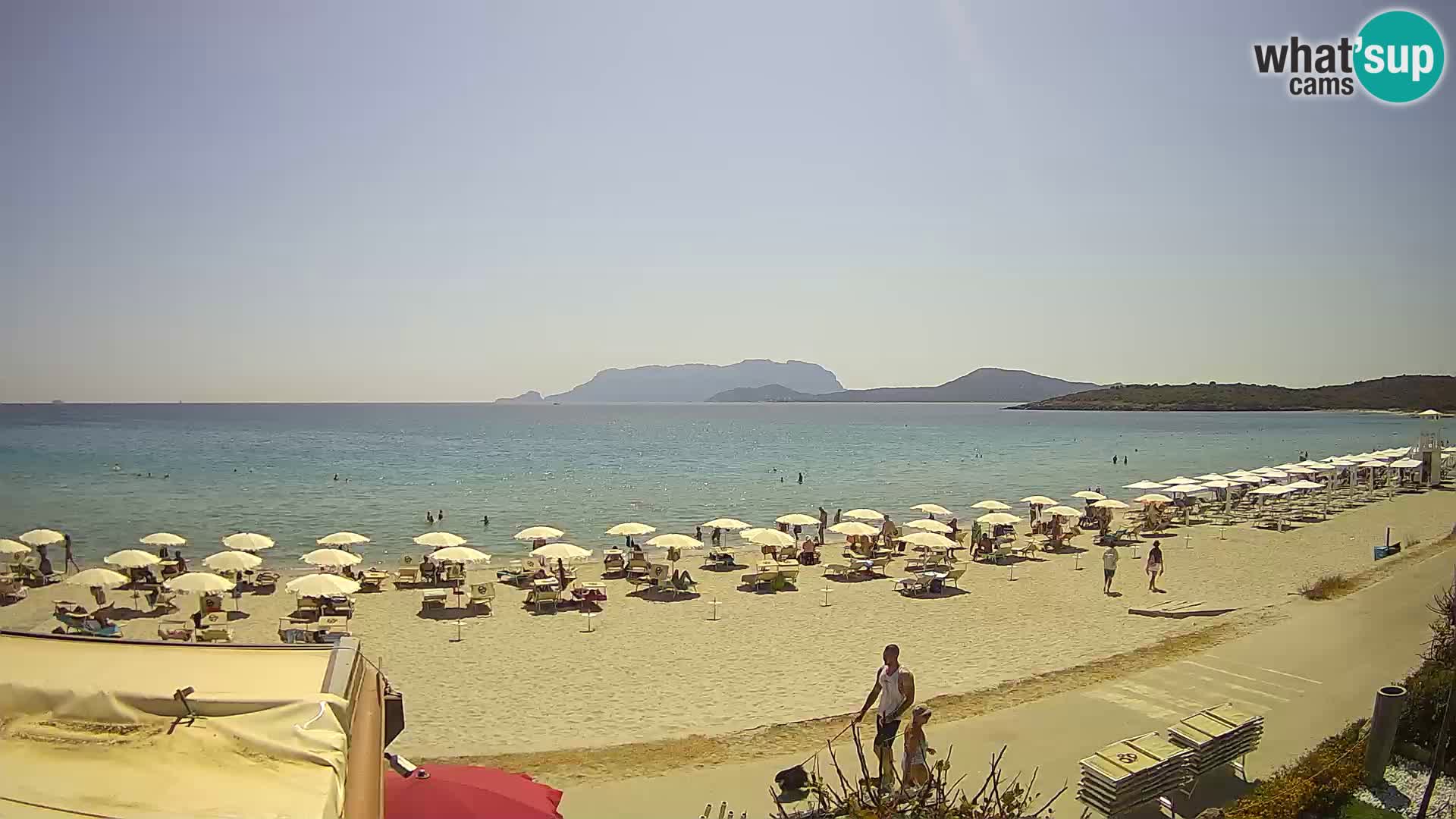 The beach of Pittulongu live webcam Olbia – Sardinia – Italy