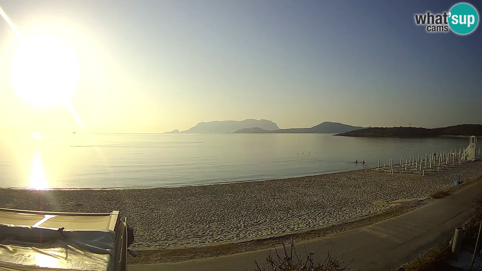 La playa de Pittulongu webcam en vivo Olbia – Cerdeña – Italia