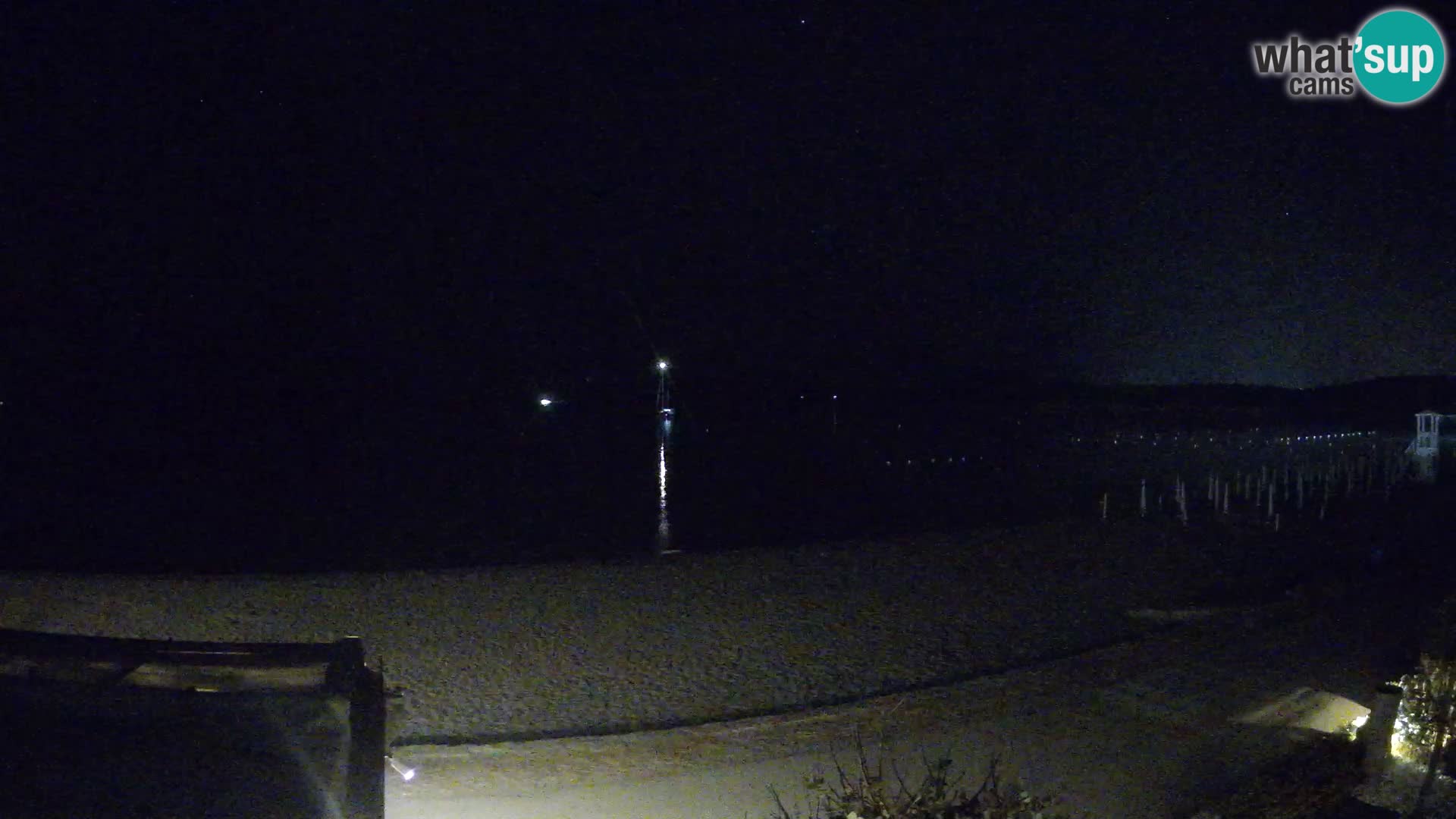 La webcam spiaggia Pittulongu vicino Olbia – Sardegna