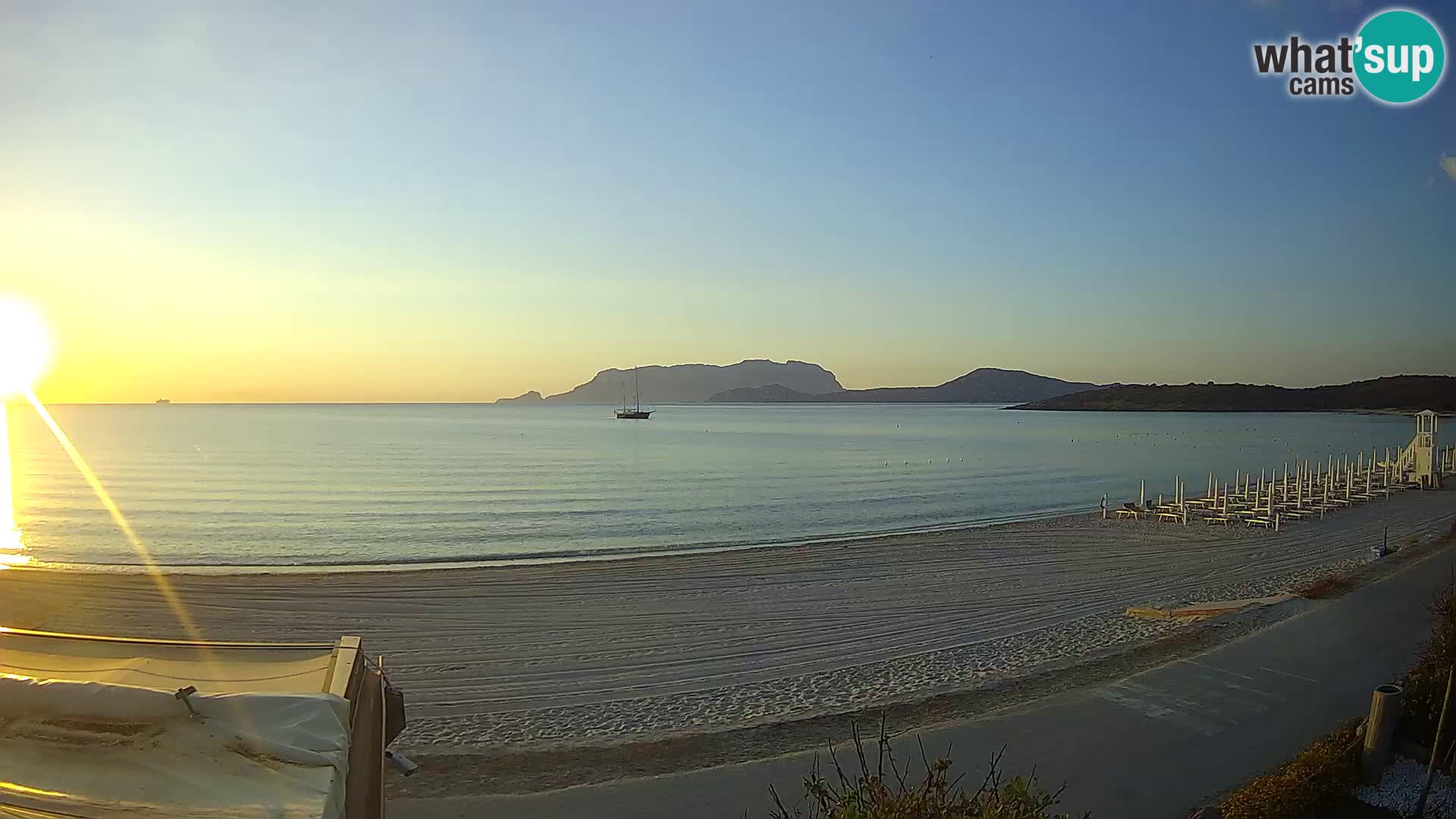 The beach of Pittulongu live webcam Olbia – Sardinia – Italy