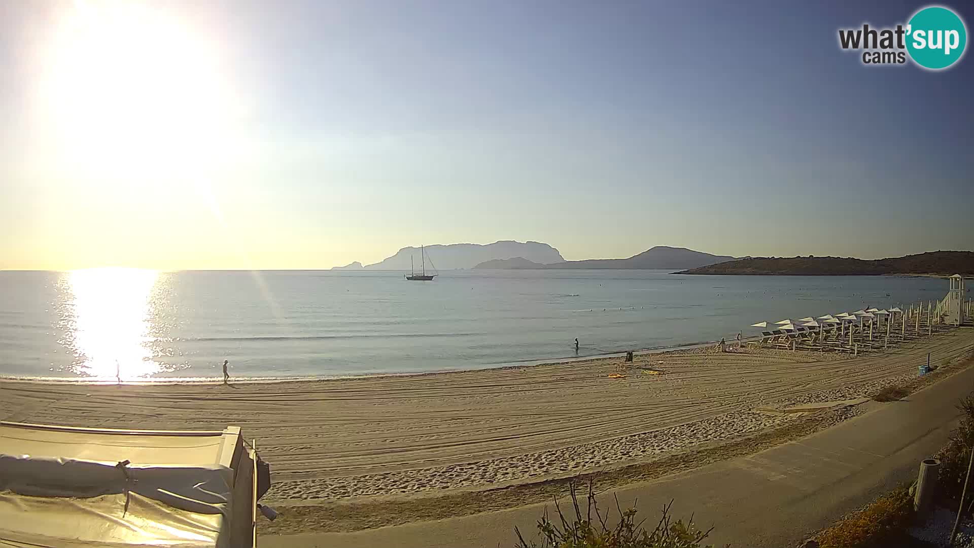 Plaža Pittulongu uživo web kamera Olbia – Sardinija – Italija