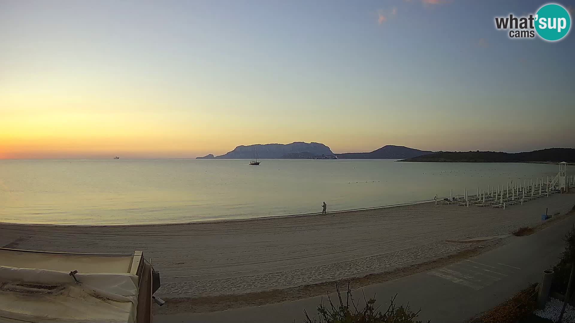The beach of Pittulongu live webcam Olbia – Sardinia – Italy