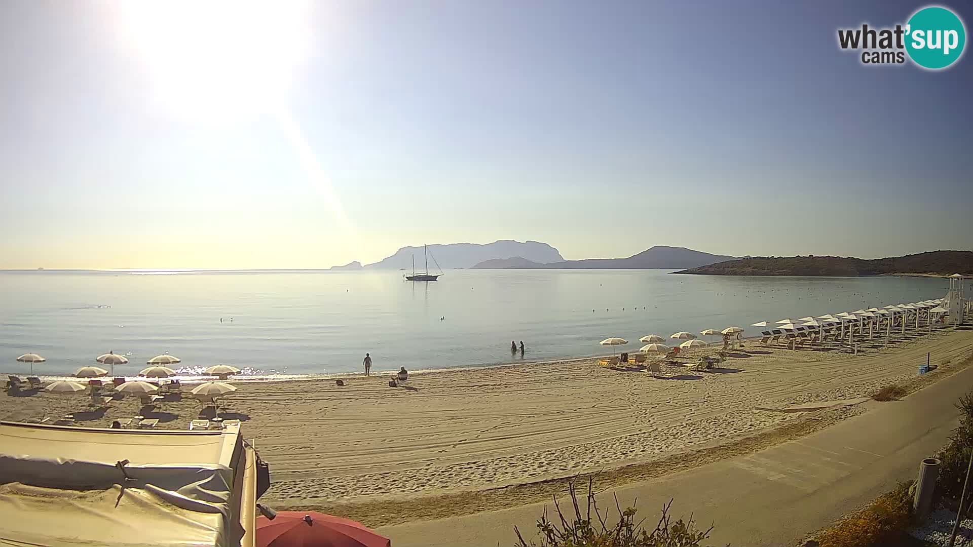 Der Strand von Pittulongu Live-Webcam Olbia – Sardinien – Italien