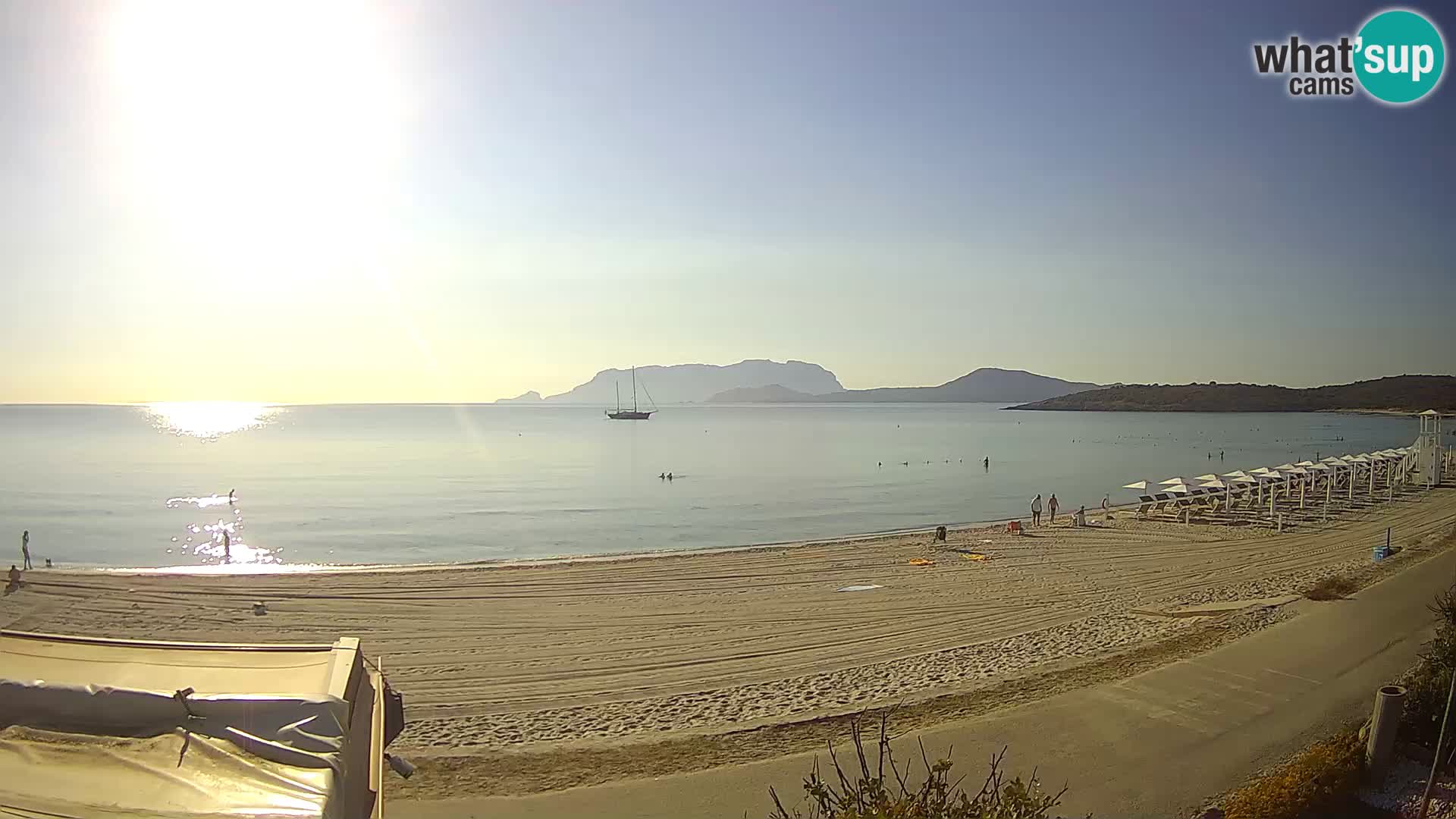 The beach of Pittulongu live webcam Olbia – Sardinia – Italy