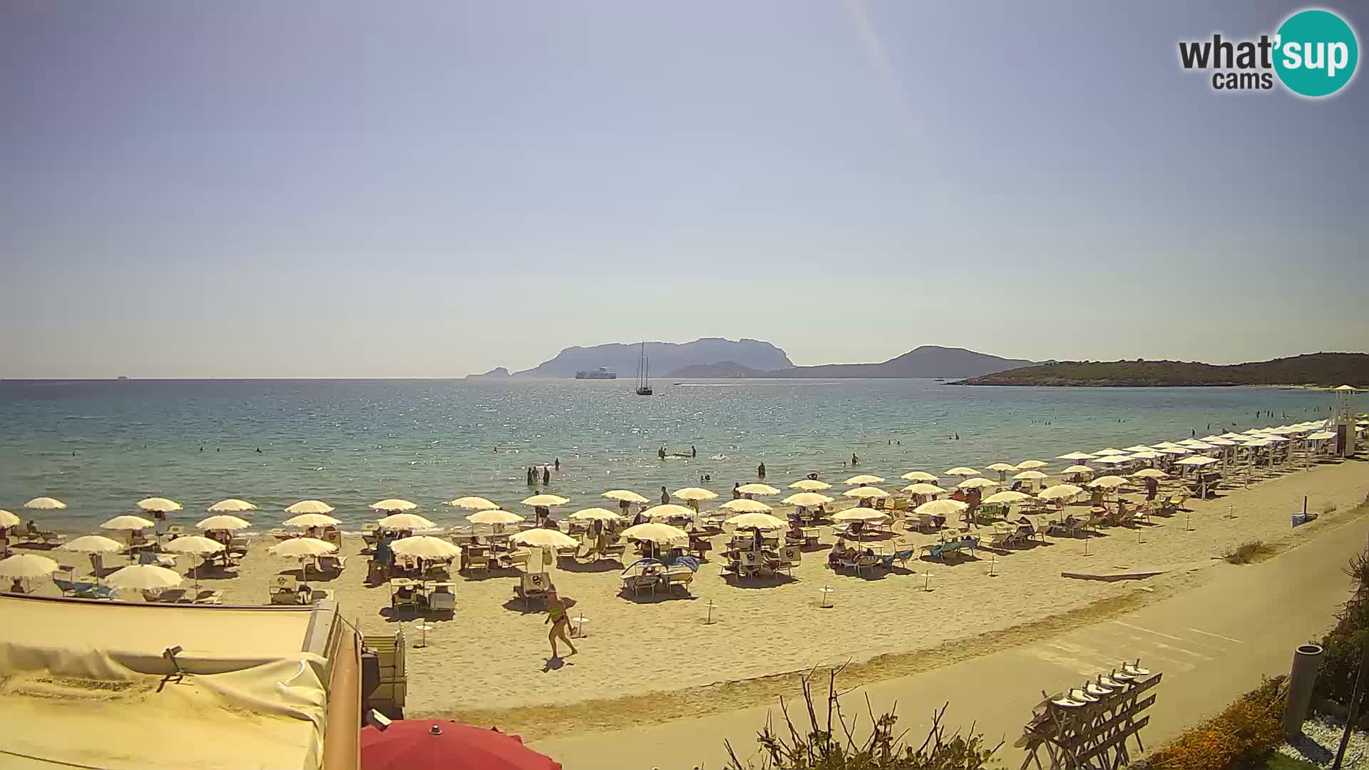 Der Strand von Pittulongu Live-Webcam Olbia – Sardinien – Italien