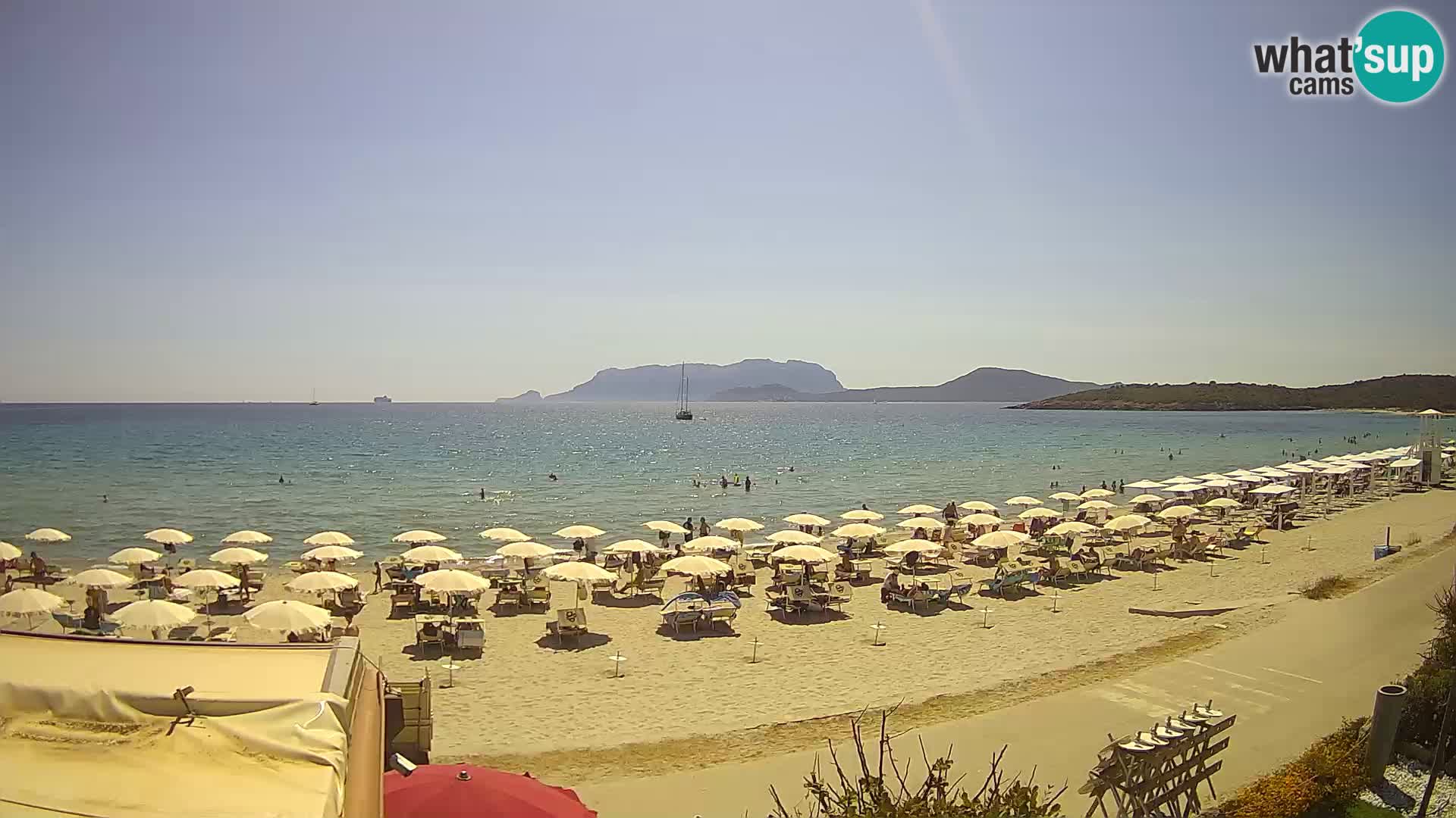 Plaža Pittulongu uživo web kamera Olbia – Sardinija – Italija