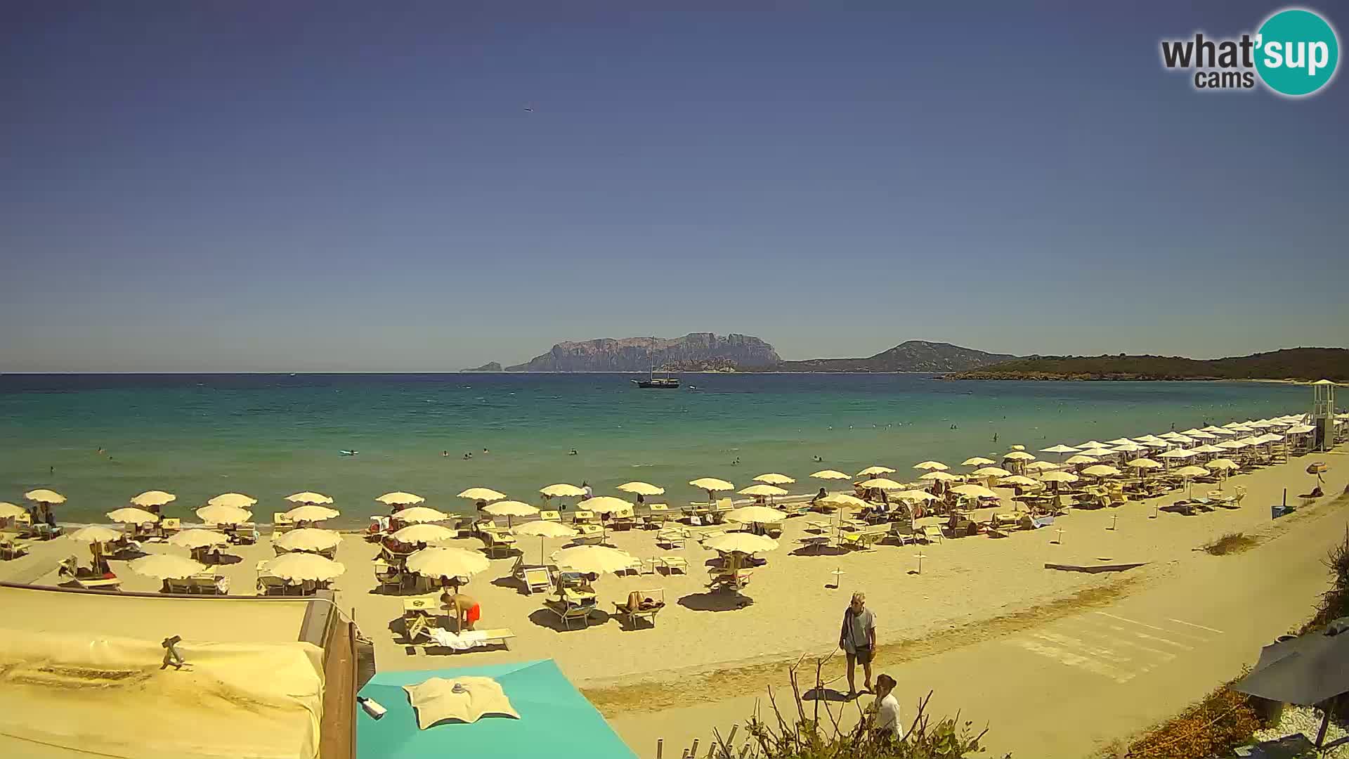 Der Strand von Pittulongu Live-Webcam Olbia – Sardinien – Italien