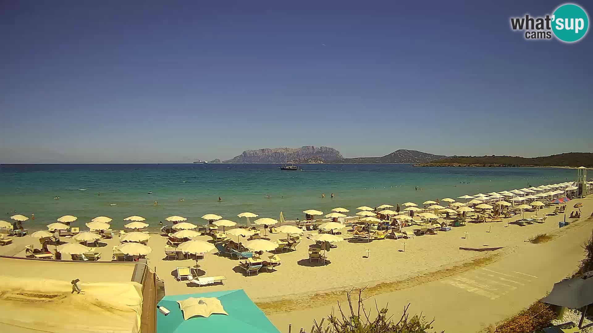 Der Strand von Pittulongu Live-Webcam Olbia – Sardinien – Italien