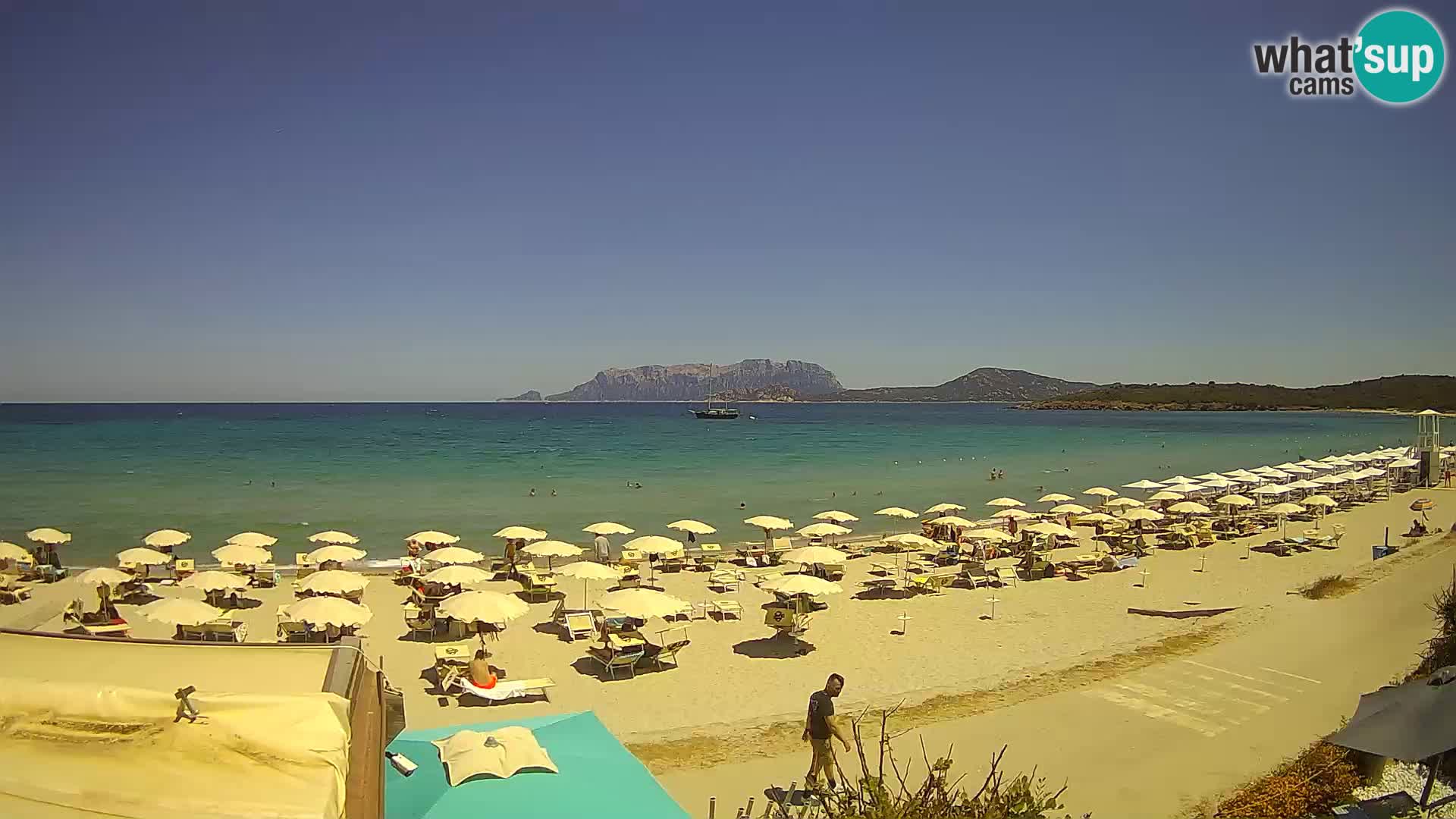 The beach of Pittulongu live webcam Olbia – Sardinia – Italy