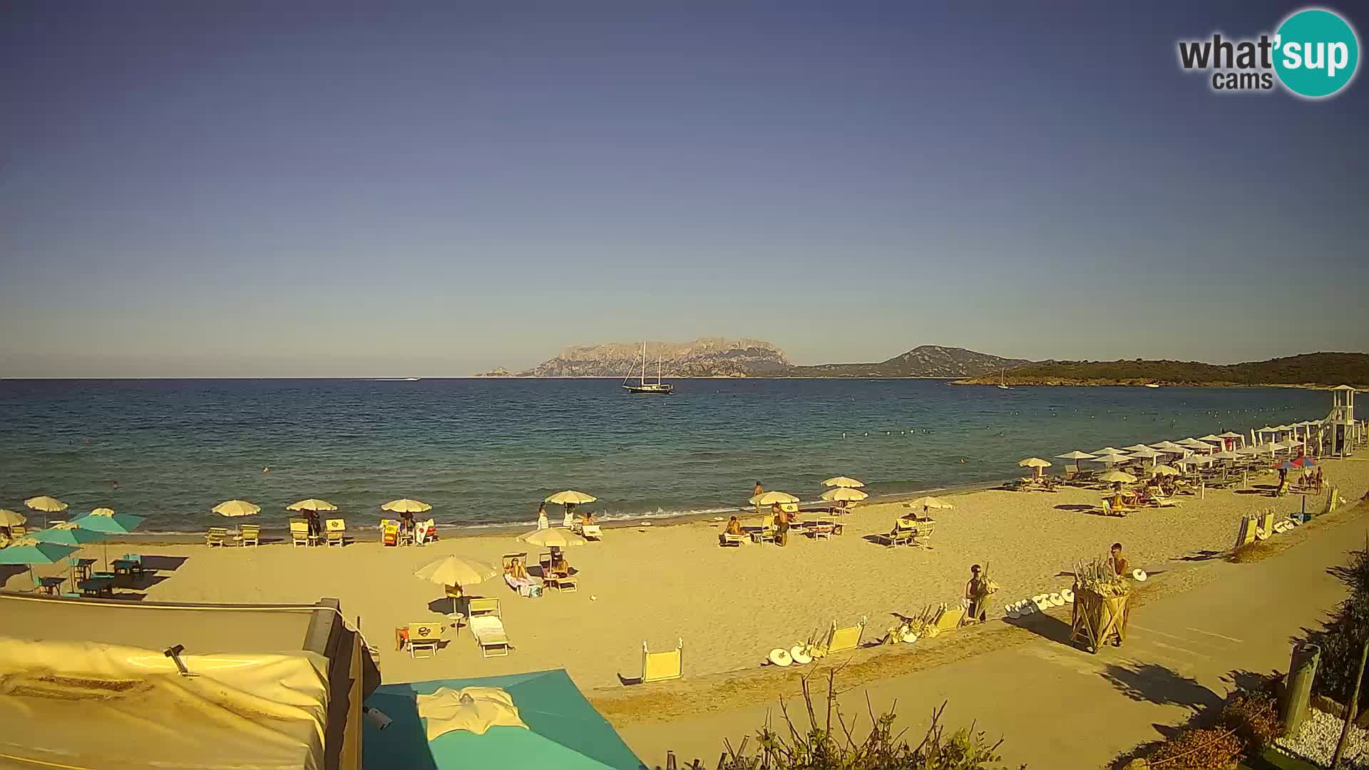 The beach of Pittulongu live webcam Olbia – Sardinia – Italy