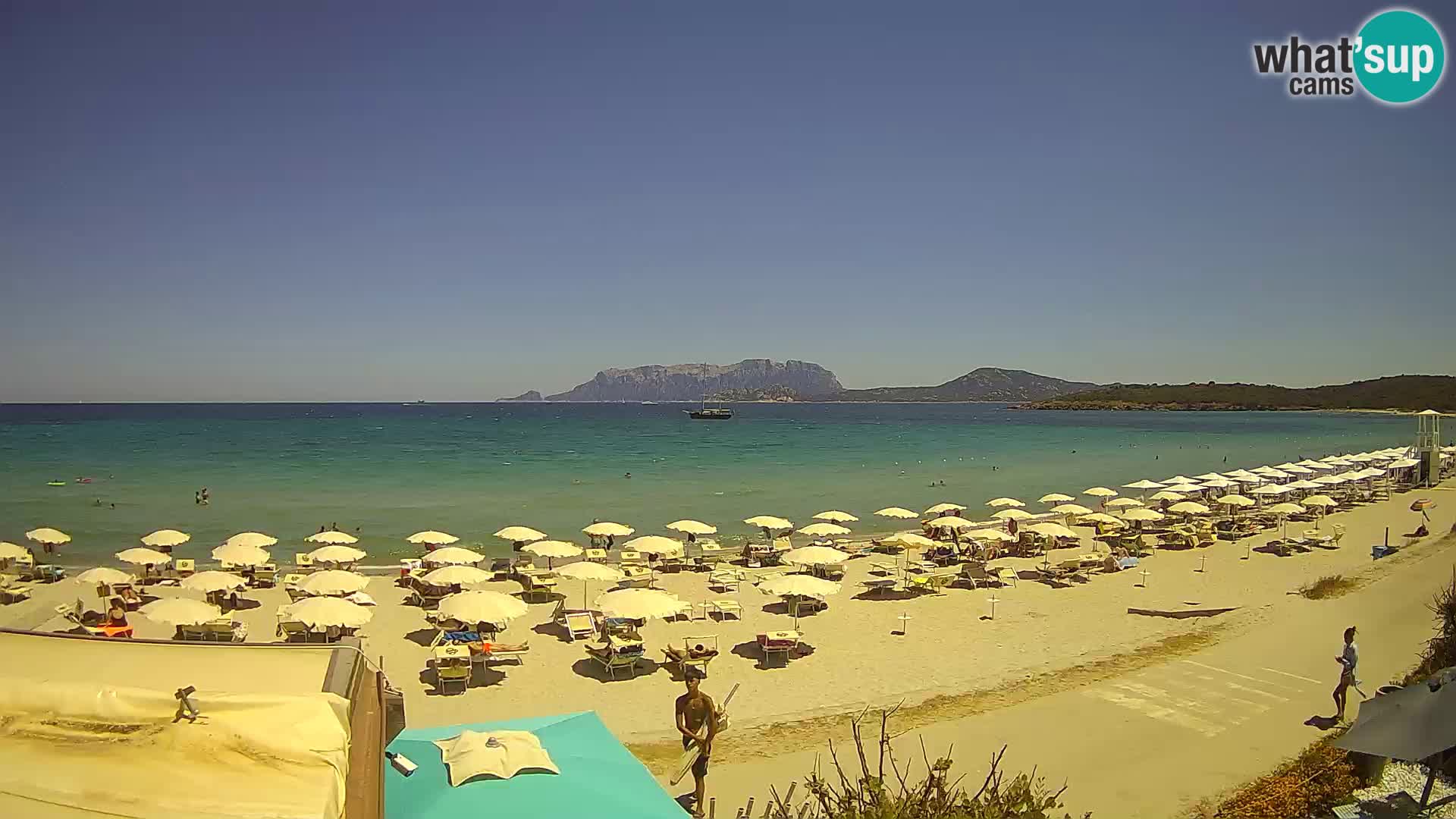 Plaža Pittulongu uživo web kamera Olbia – Sardinija – Italija