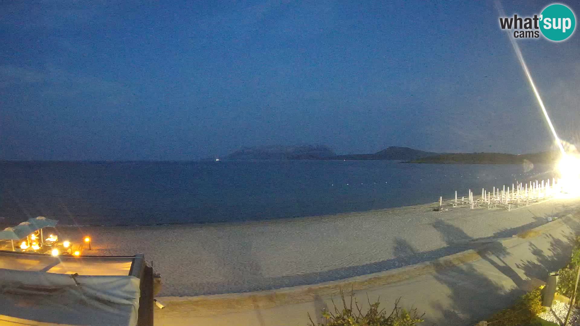 La playa de Pittulongu webcam en vivo Olbia – Cerdeña – Italia