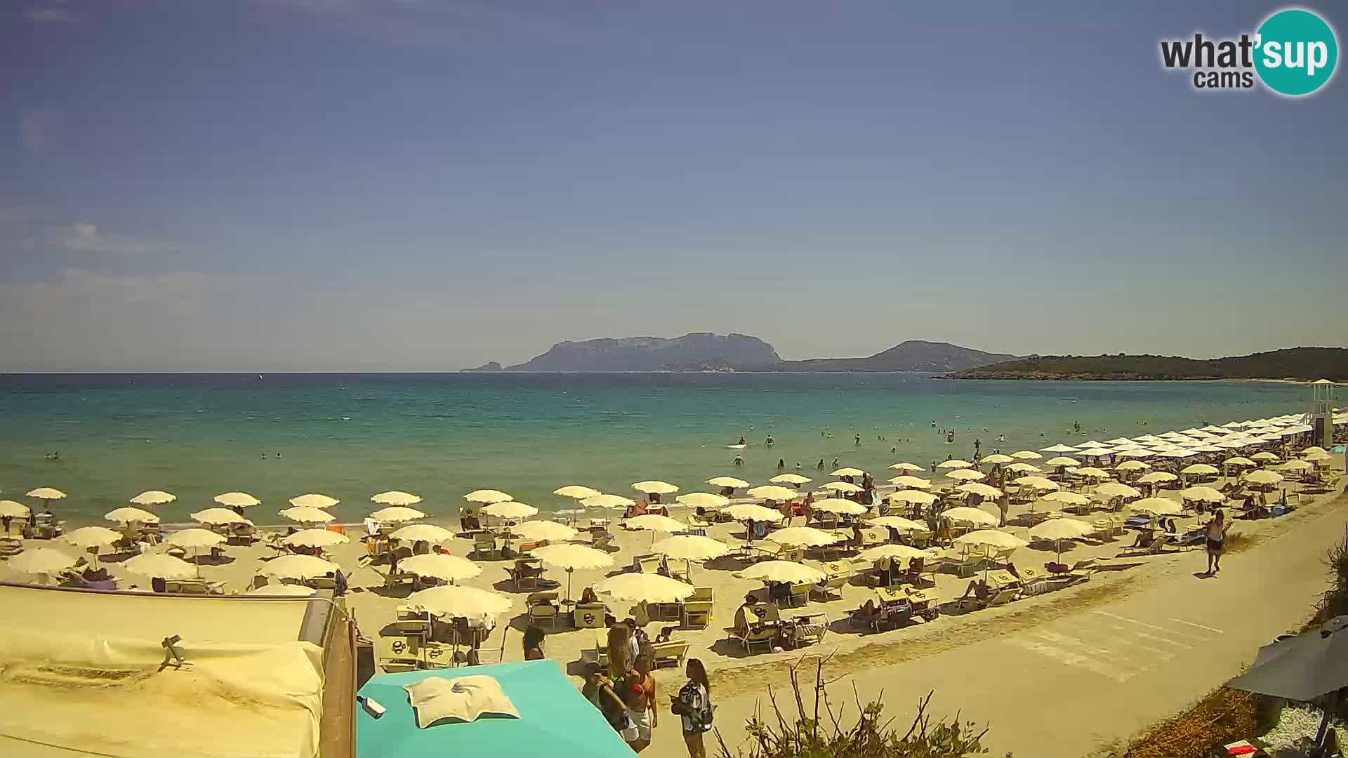 Der Strand von Pittulongu Live-Webcam Olbia – Sardinien – Italien