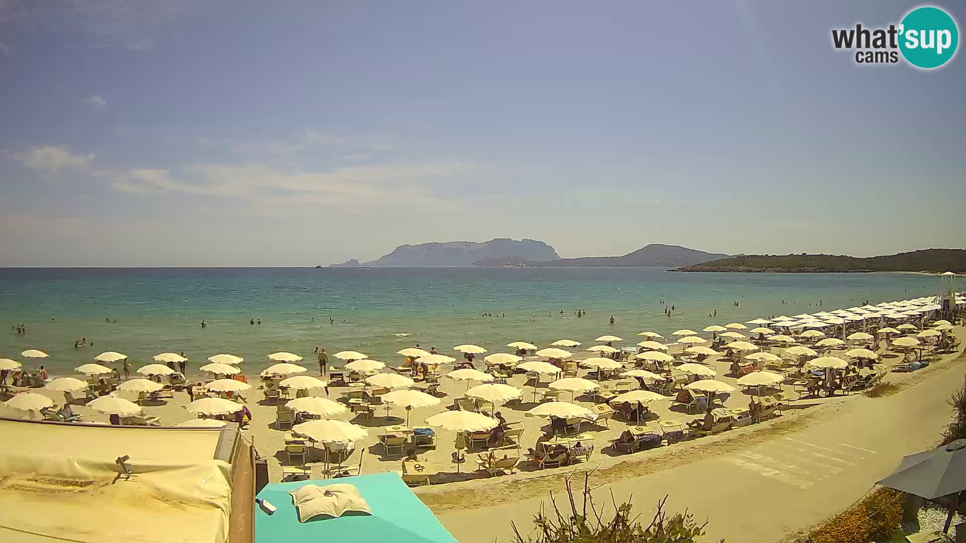 Der Strand von Pittulongu Live-Webcam Olbia – Sardinien – Italien