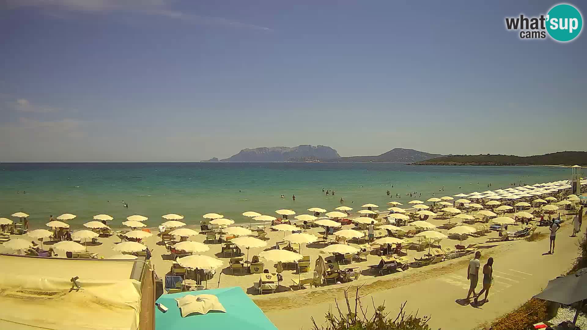 Plaža Pittulongu uživo web kamera Olbia – Sardinija – Italija