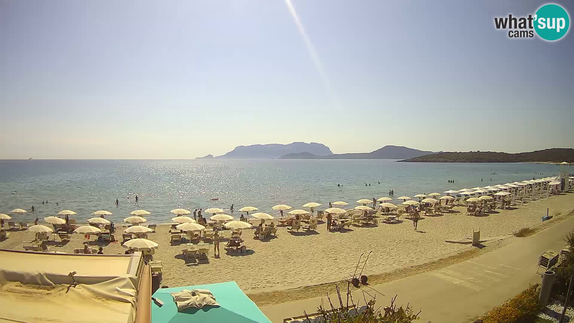 The beach of Pittulongu live webcam Olbia – Sardinia – Italy