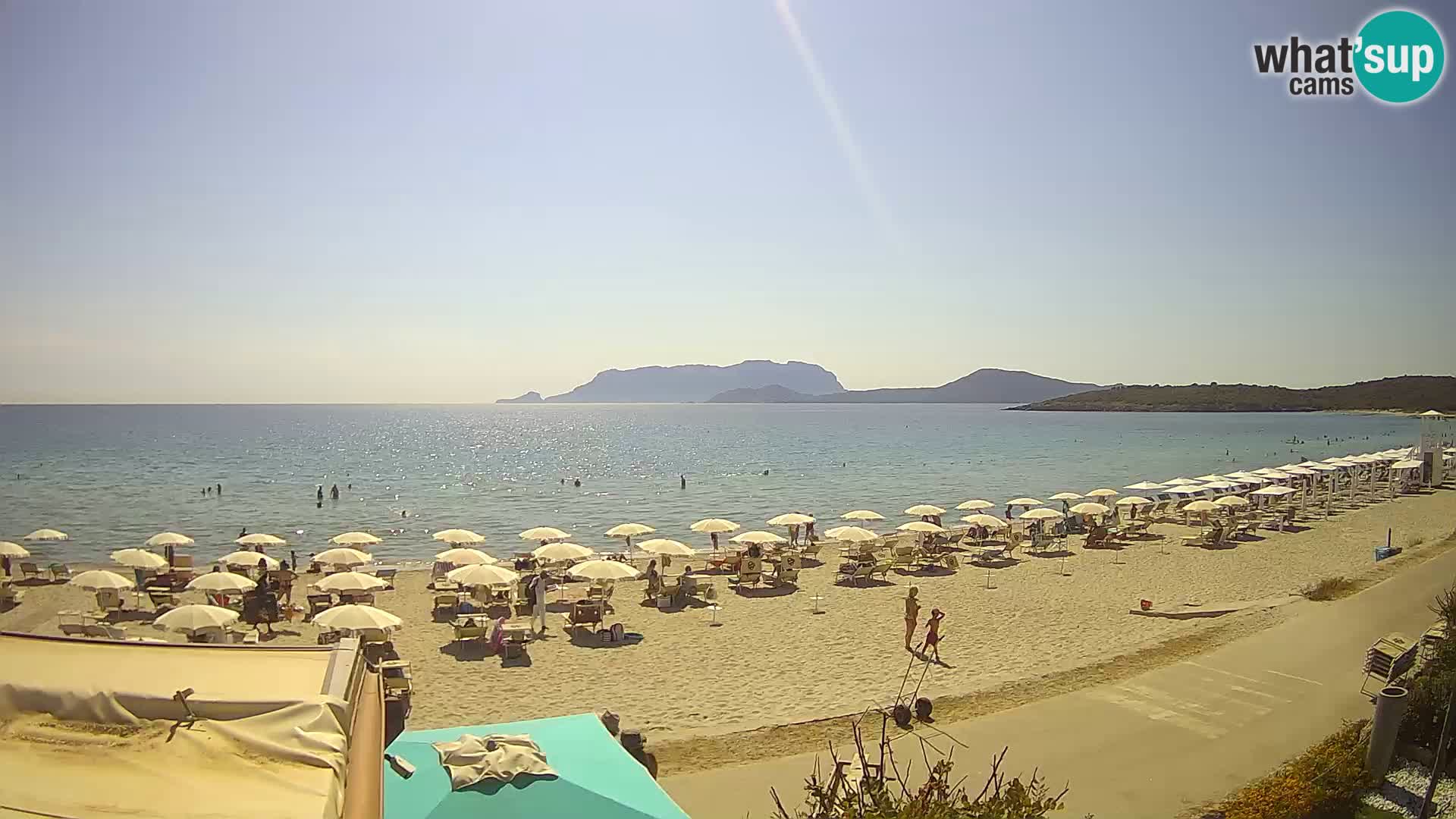 La playa de Pittulongu webcam en vivo Olbia – Cerdeña – Italia