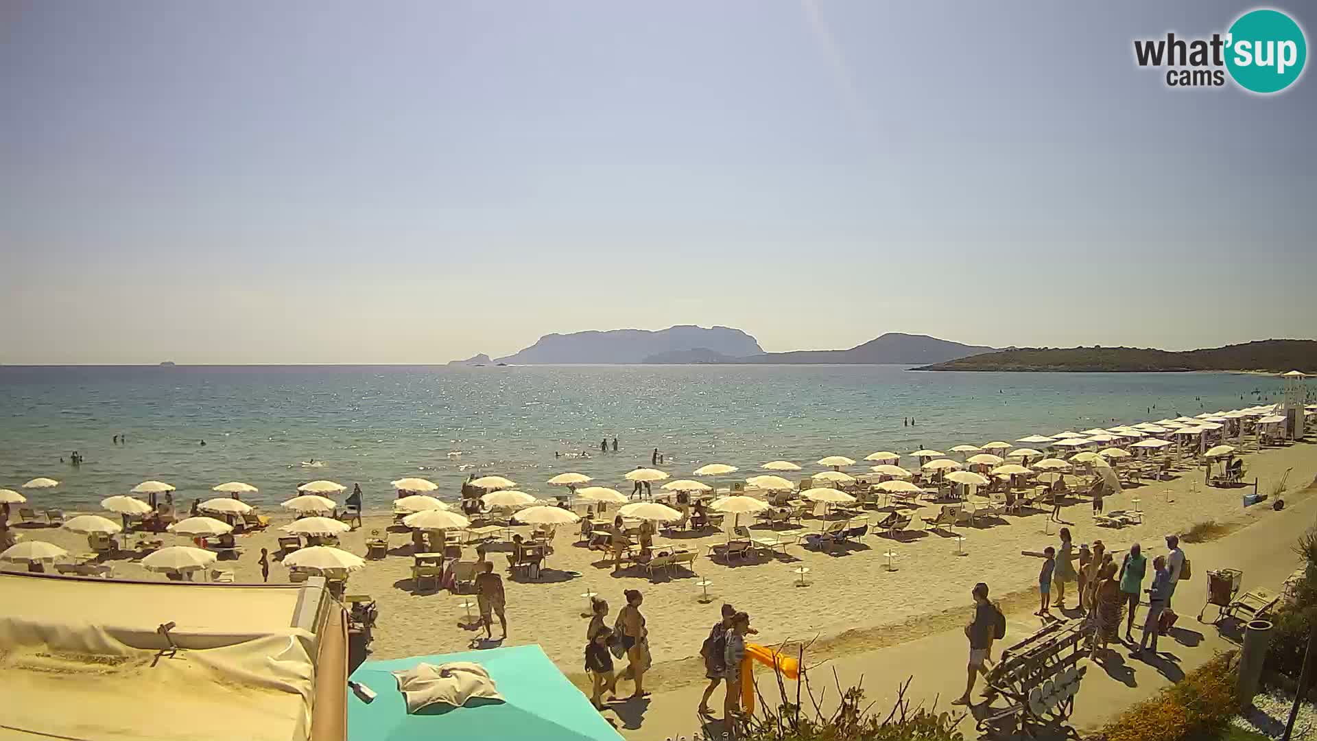 La playa de Pittulongu webcam en vivo Olbia – Cerdeña – Italia