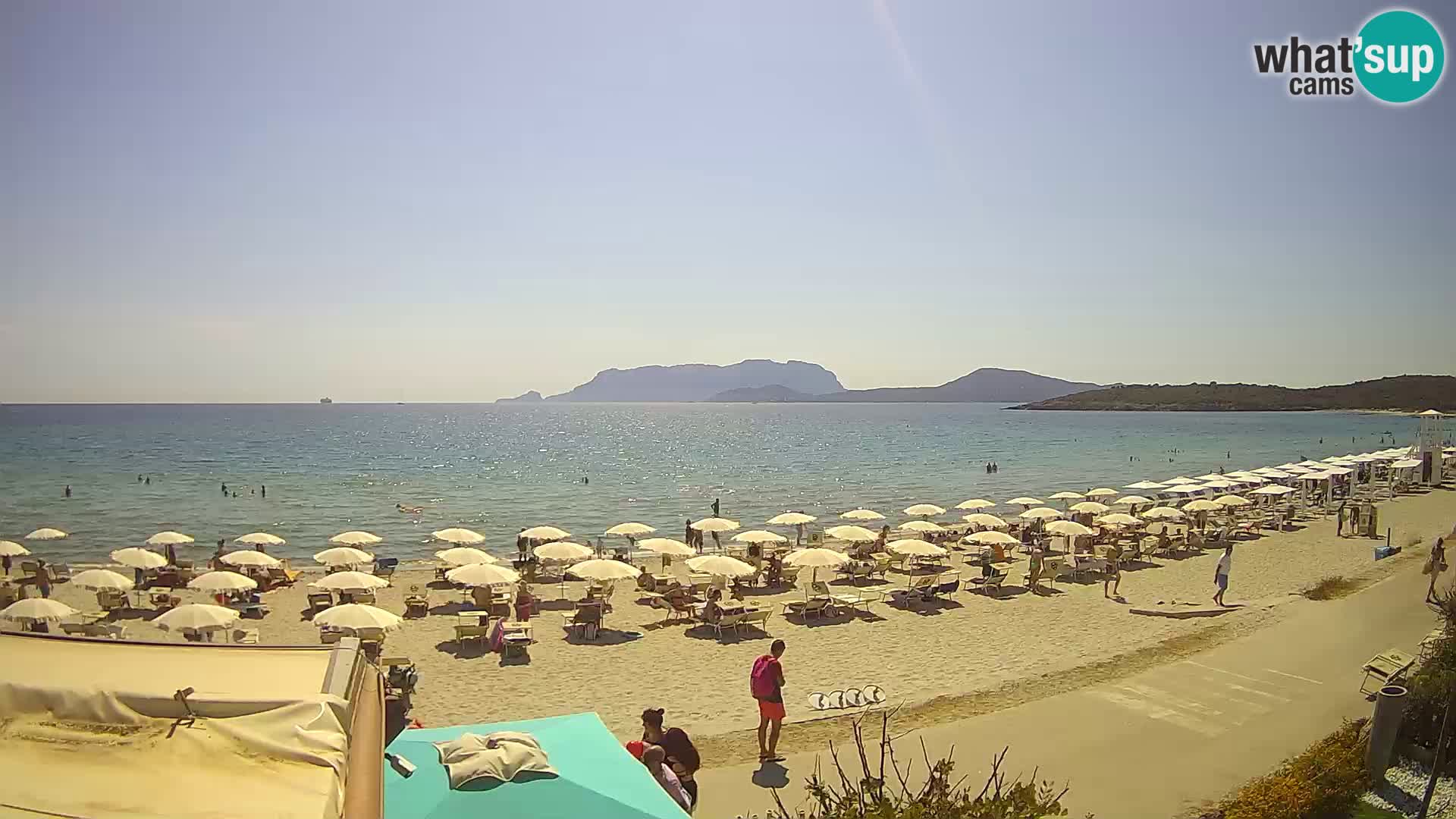 La playa de Pittulongu webcam en vivo Olbia – Cerdeña – Italia