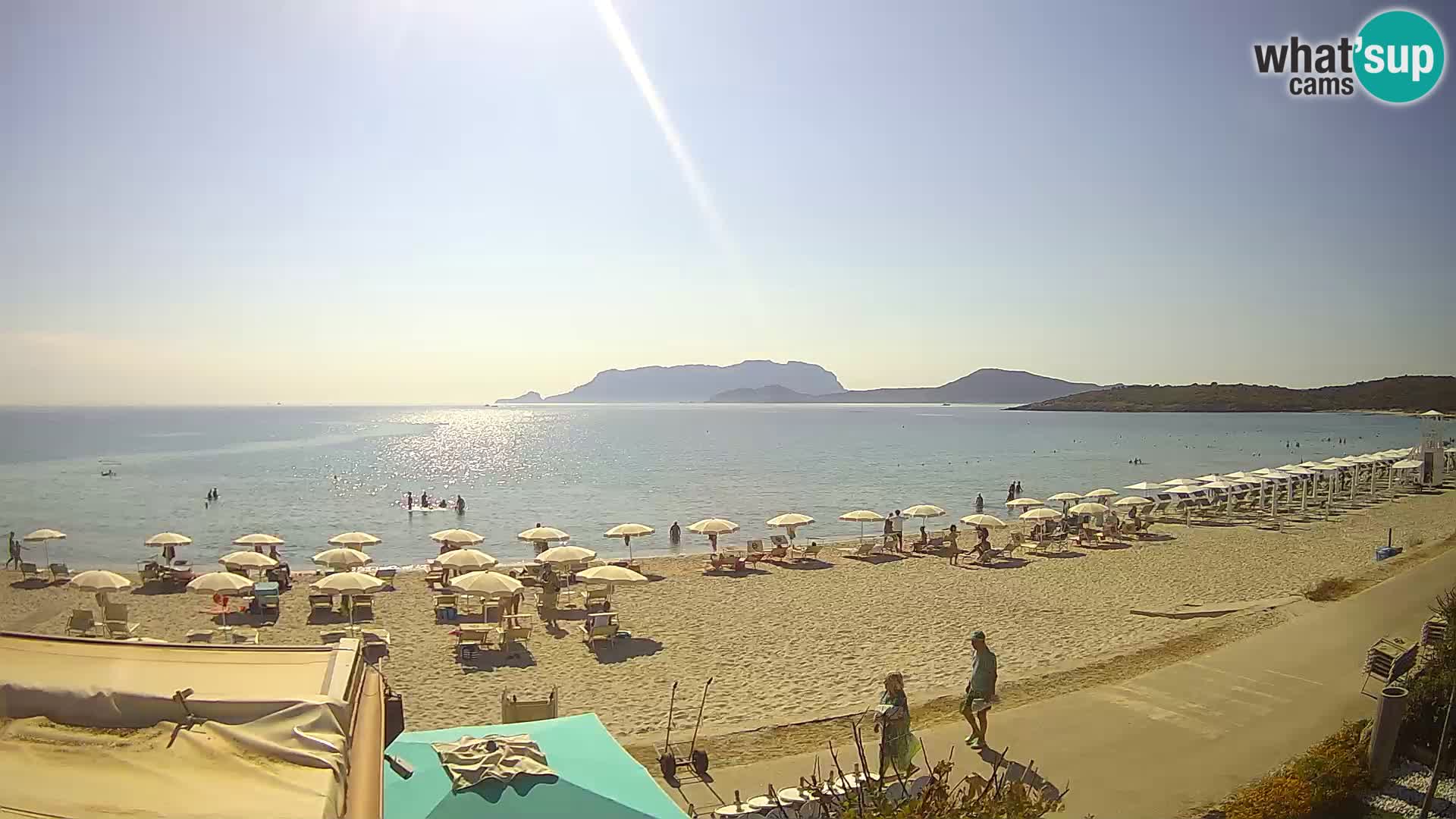 Der Strand von Pittulongu Live-Webcam Olbia – Sardinien – Italien