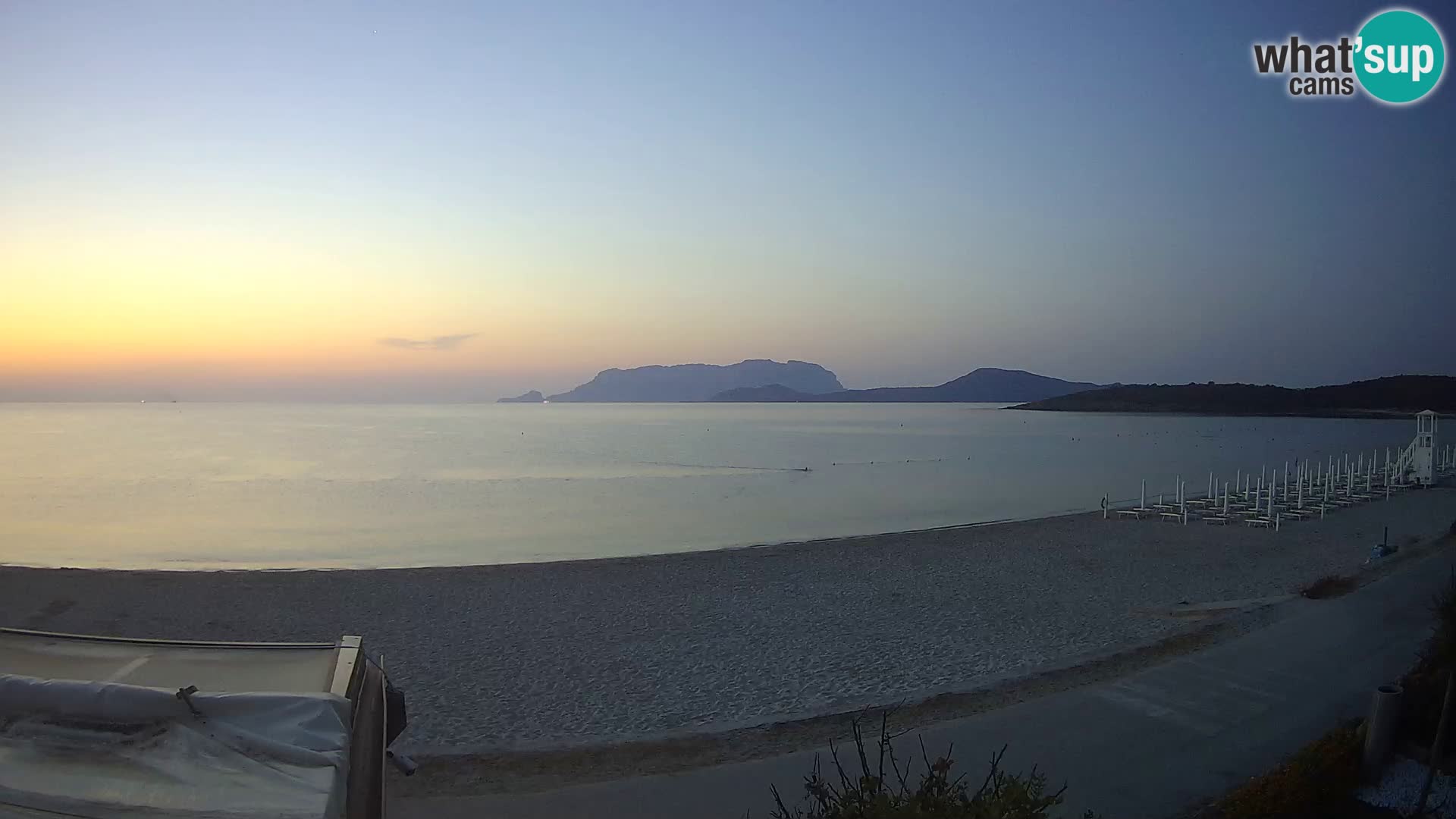 La playa de Pittulongu webcam en vivo Olbia – Cerdeña – Italia