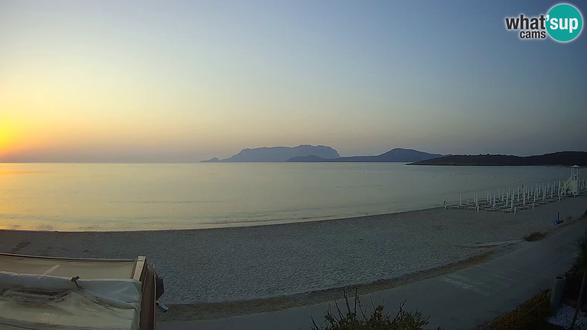 La playa de Pittulongu webcam en vivo Olbia – Cerdeña – Italia