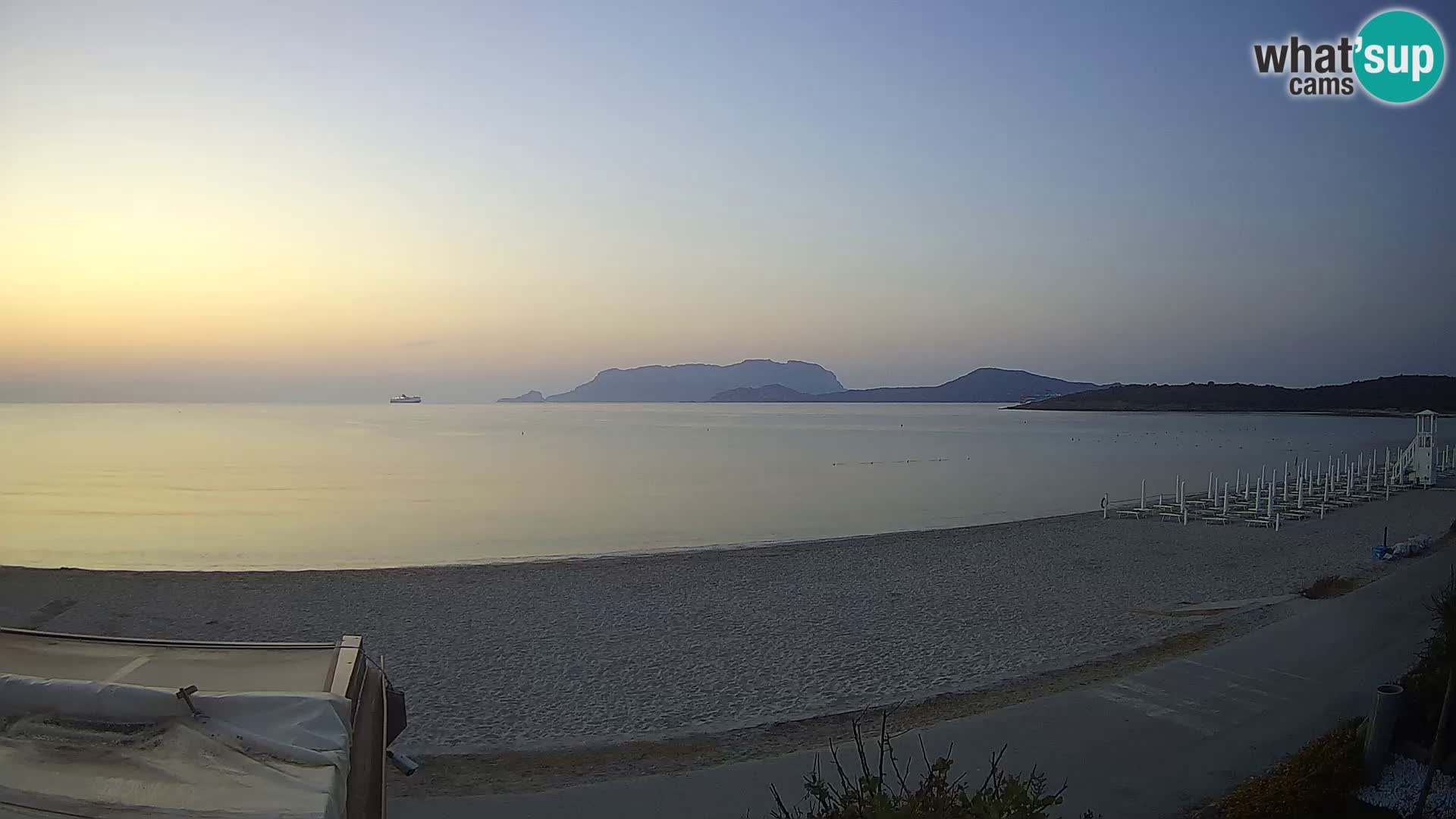 Plaža Pittulongu uživo web kamera Olbia – Sardinija – Italija