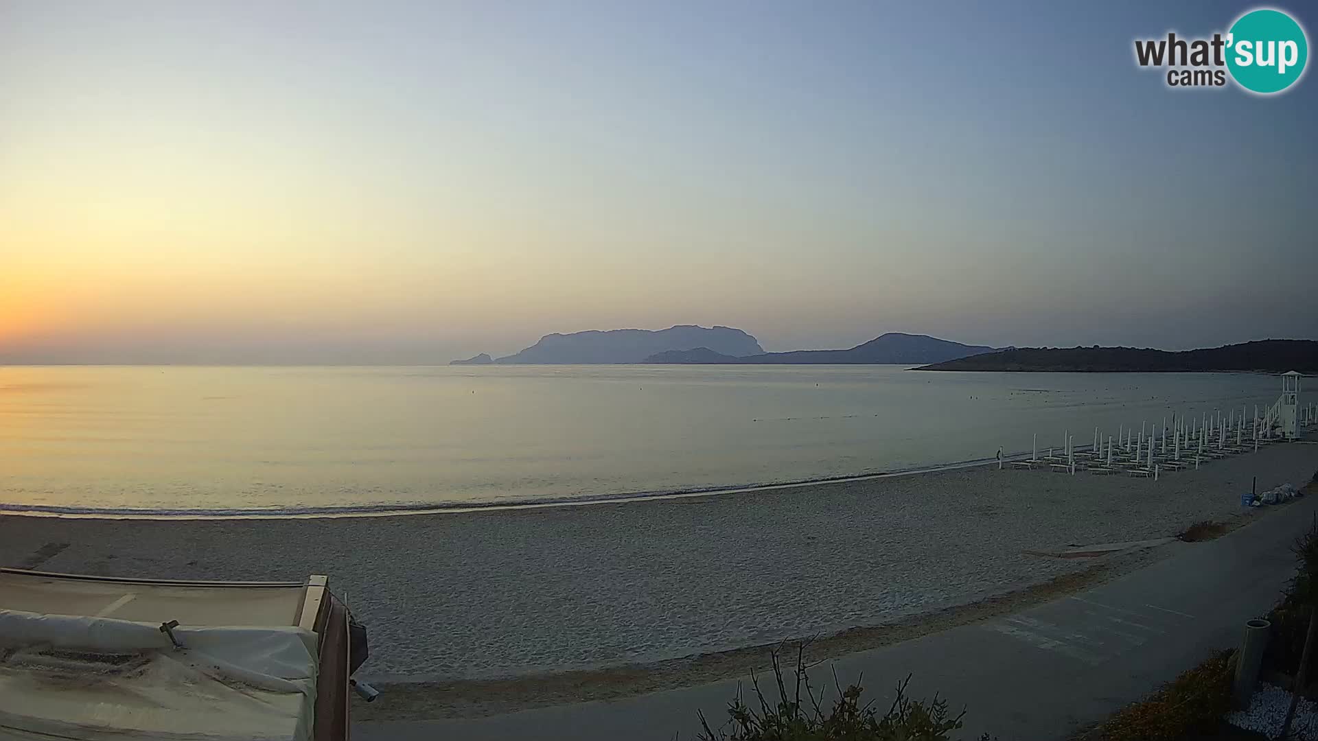 La playa de Pittulongu webcam en vivo Olbia – Cerdeña – Italia