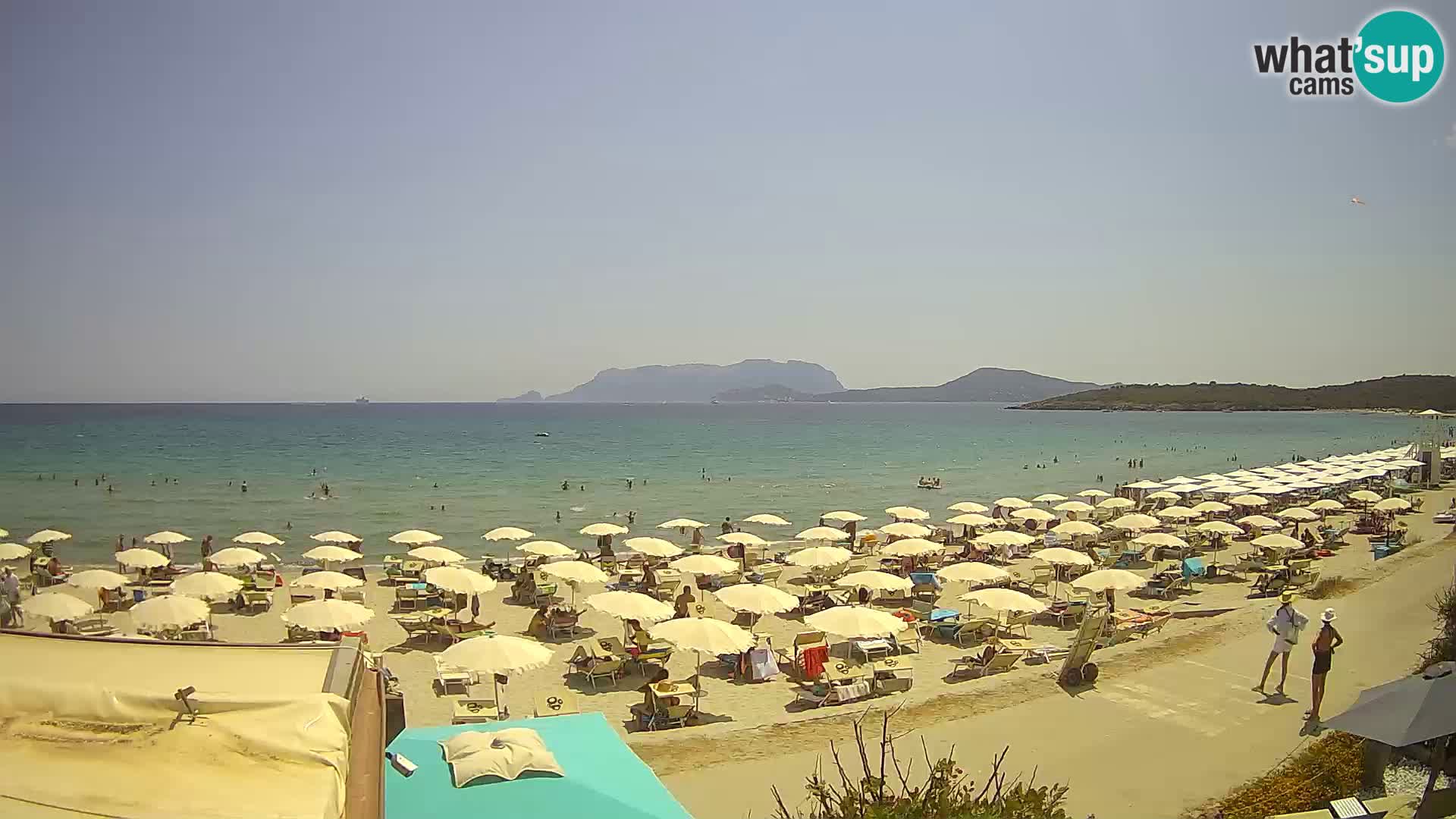 The beach of Pittulongu live webcam Olbia – Sardinia – Italy