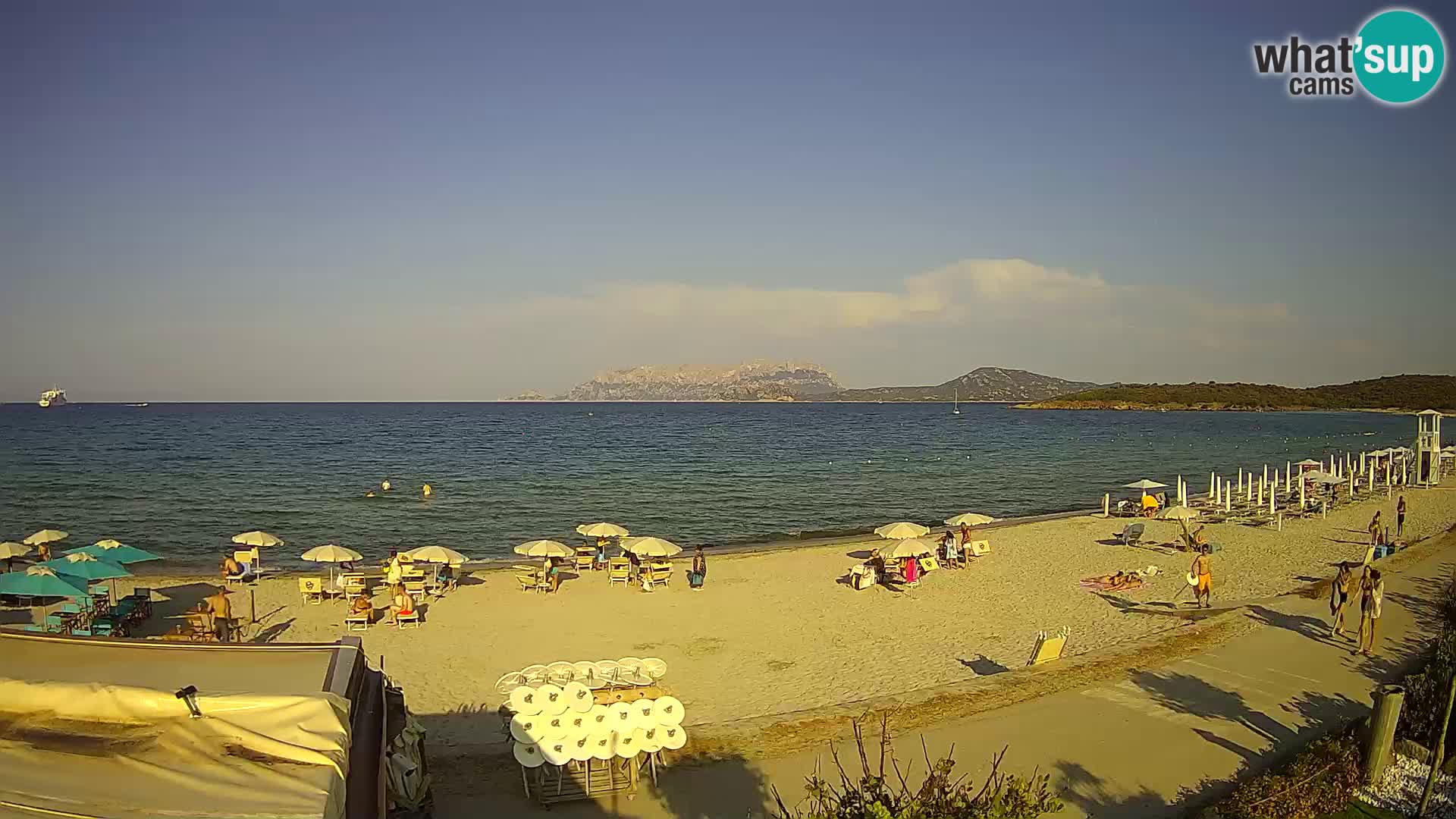Plaža Pittulongu uživo web kamera Olbia – Sardinija – Italija